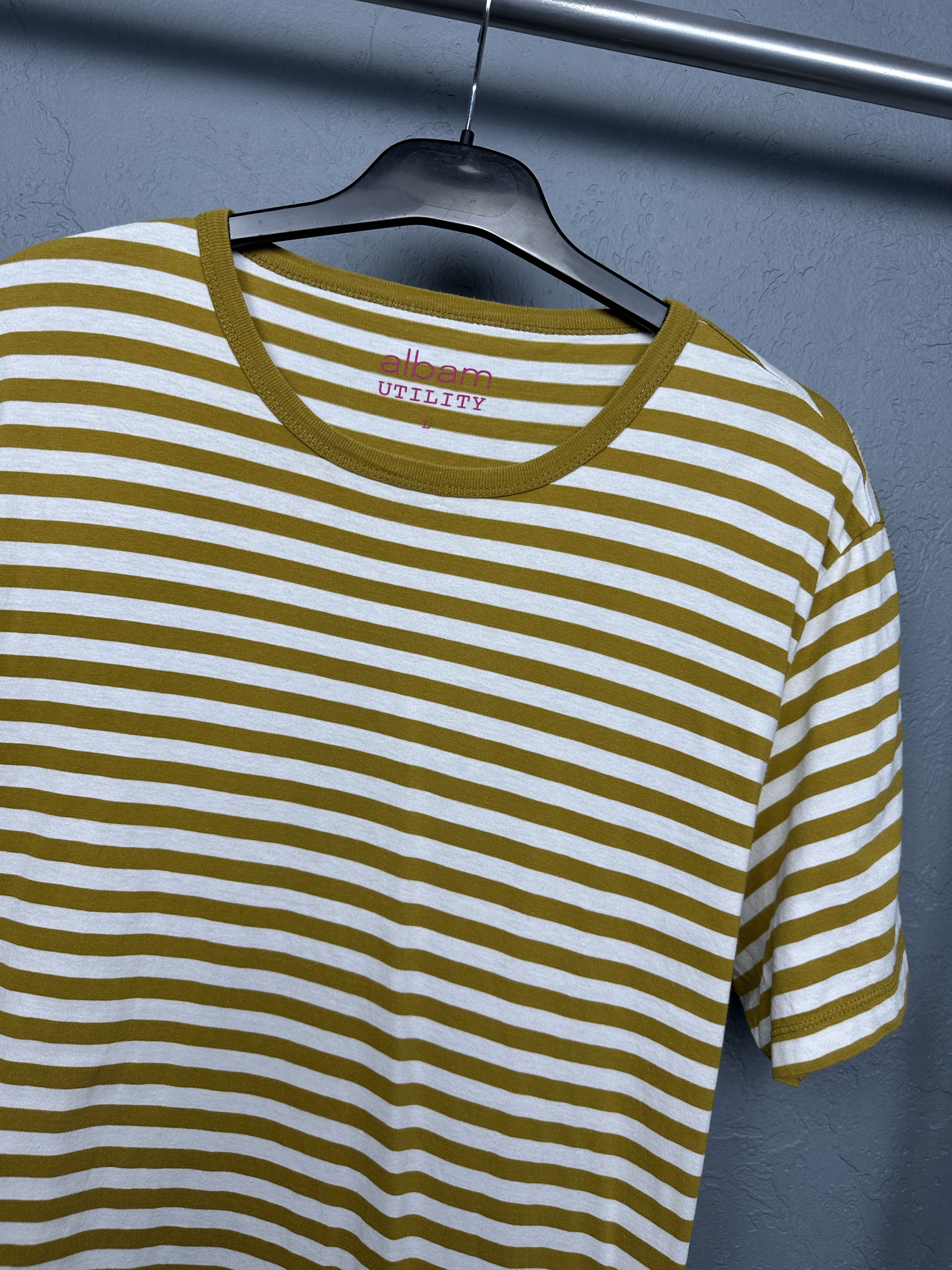 Albam Albam Utility Mens Striped T-Shirt Size US L / EU 52-54 / 3 - 2 Thumbnail
