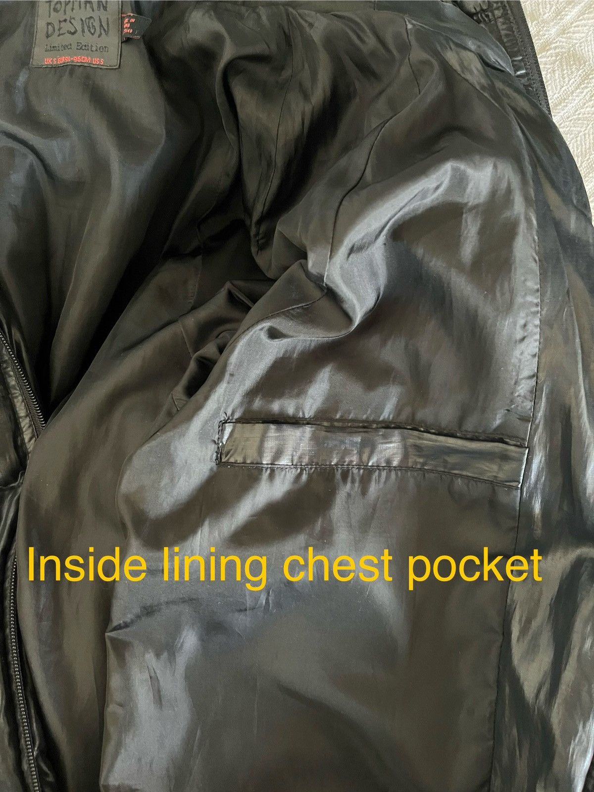 Topman Topman, Quilt Insulated Nylon Zipper Coat, US Men Small Size US S / EU 44-46 / 1 - 16 Thumbnail