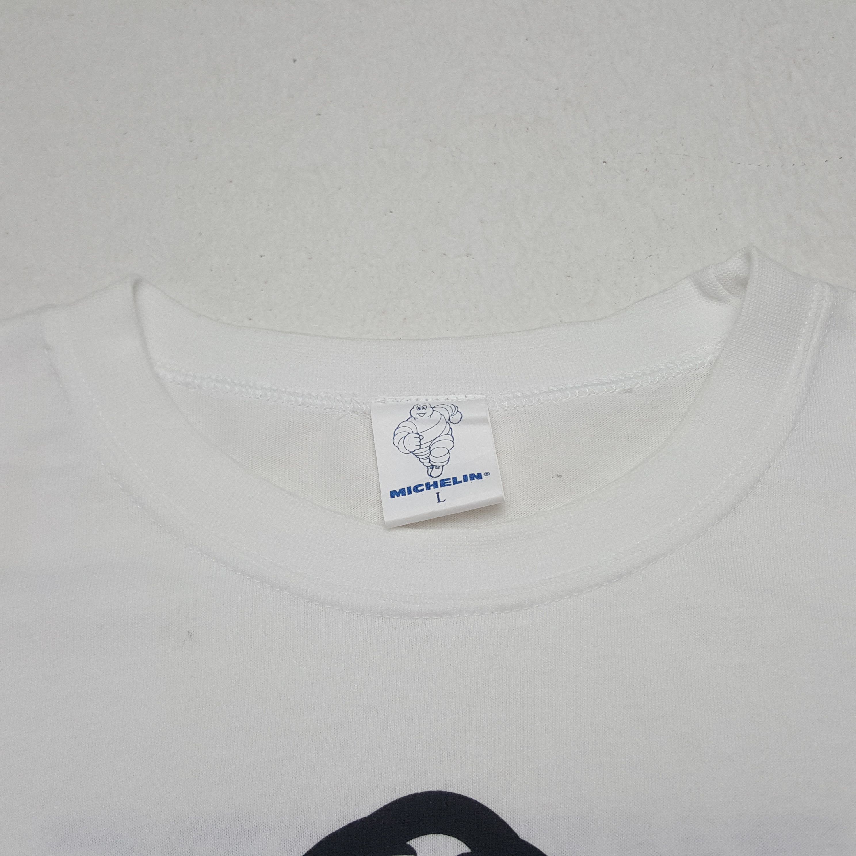 Japanese Brand × Vintage Vintage The Tire Michelin American Motorsports Parts Tshirt Size US L / EU 52-54 / 3 - 5 Thumbnail