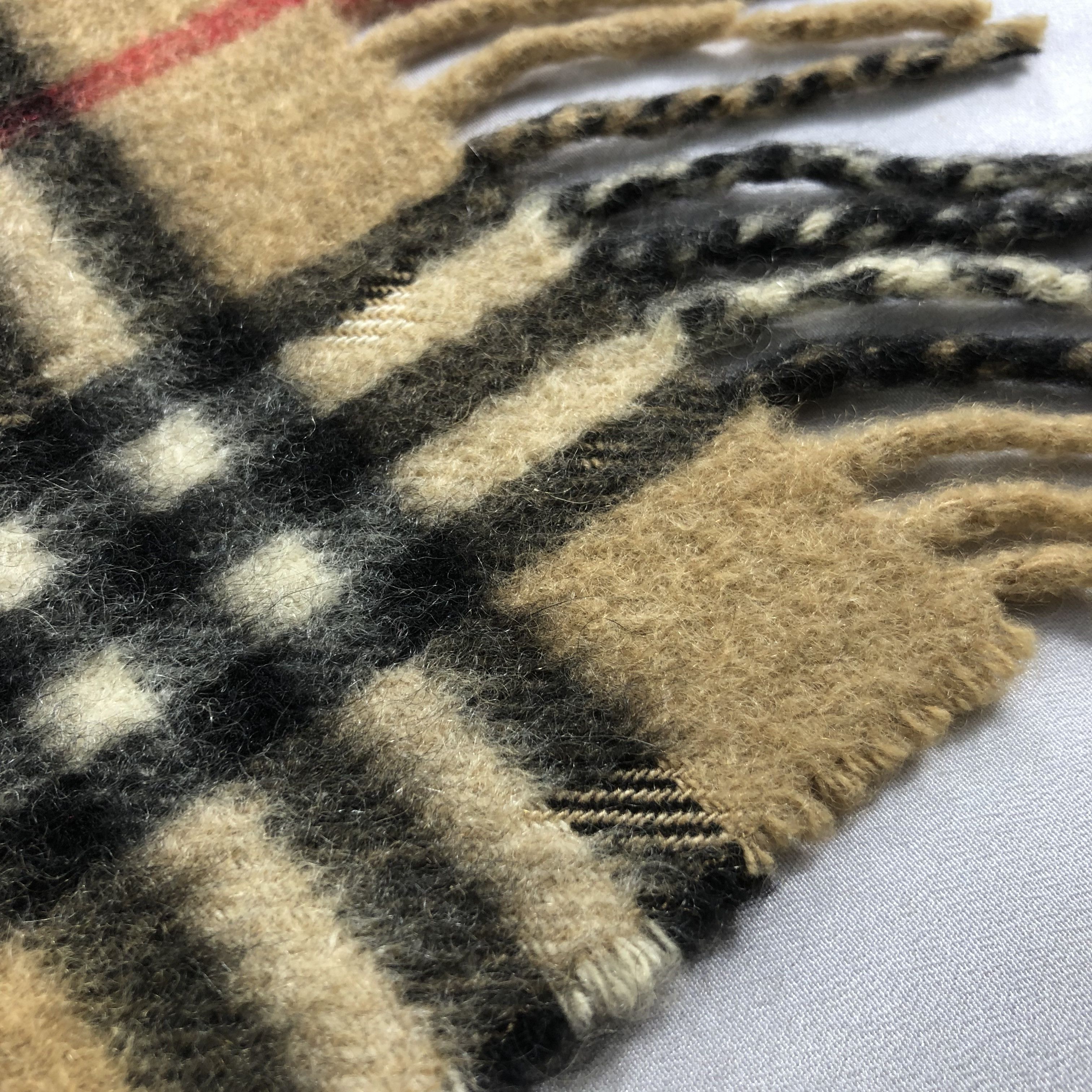 Burberry Burberrys Tan Nova Check Cashmere Scarf Muffler V1667 Size ONE SIZE - 9 Thumbnail