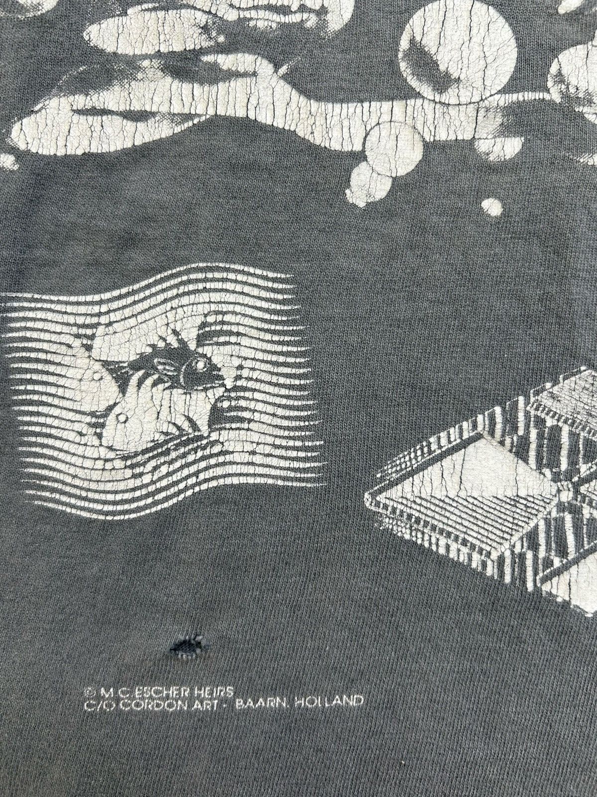 Vintage Vintage 90s MC Escher AOP Art Tee All Over Size US XL / EU 56 / 4 - 3 Thumbnail
