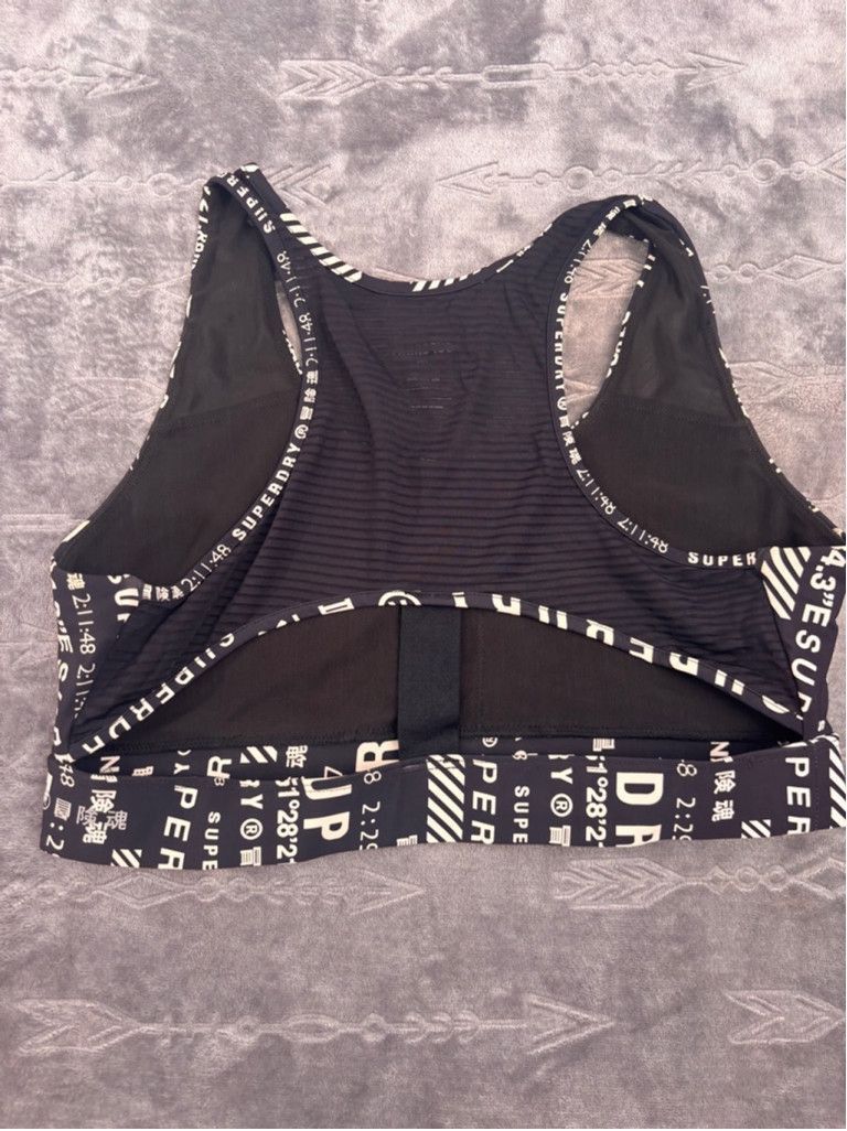 Superdry Women's Superdry Sports Bra Medium Black Size ONE SIZE - 14 Thumbnail
