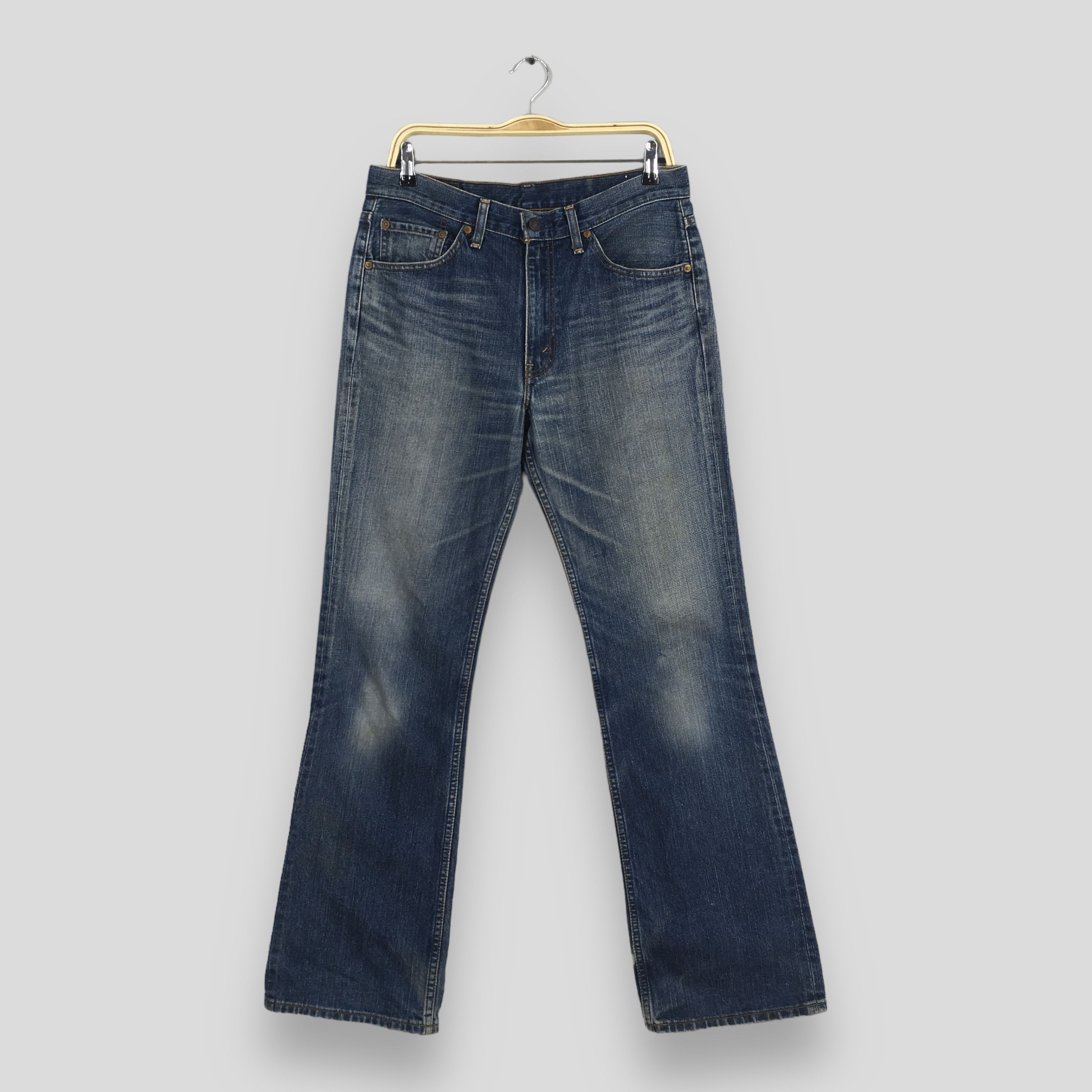 image of Size 32X32 Vintage Levi's 517 Bootcut Flare Jeans in Blue, Men's
