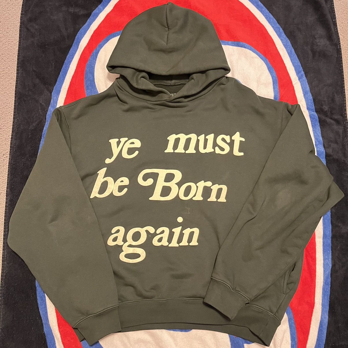CPFM パーカー Born again hoodie 緑 green グリーン CPFM Green Oversized Couple Hoodie Fleece Sweatshirt For Him