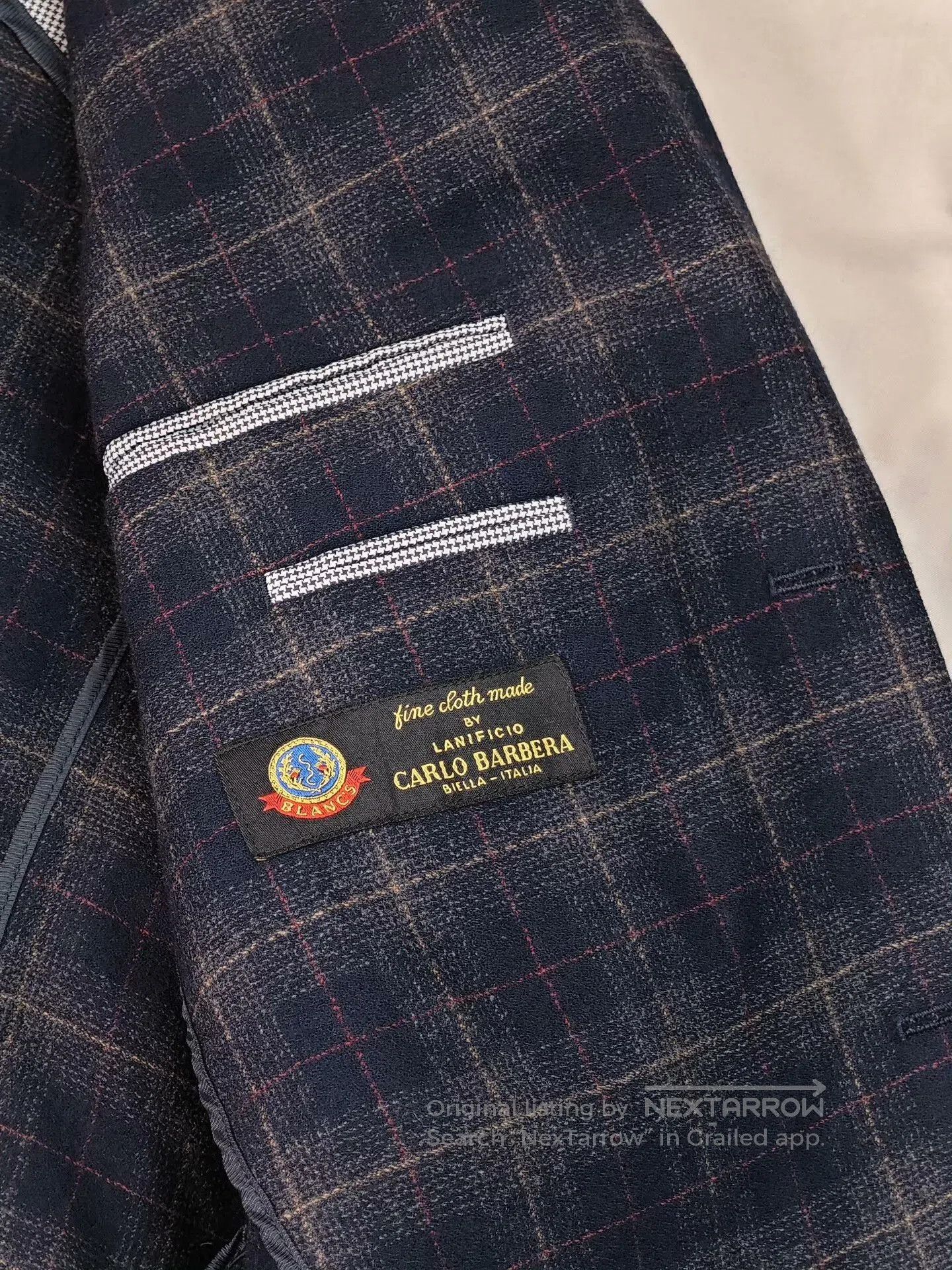 Carlo Palazzi Italian Carlo Barbera Wool Blazer. Size US L / EU 52-54 / 3 - 7 Thumbnail