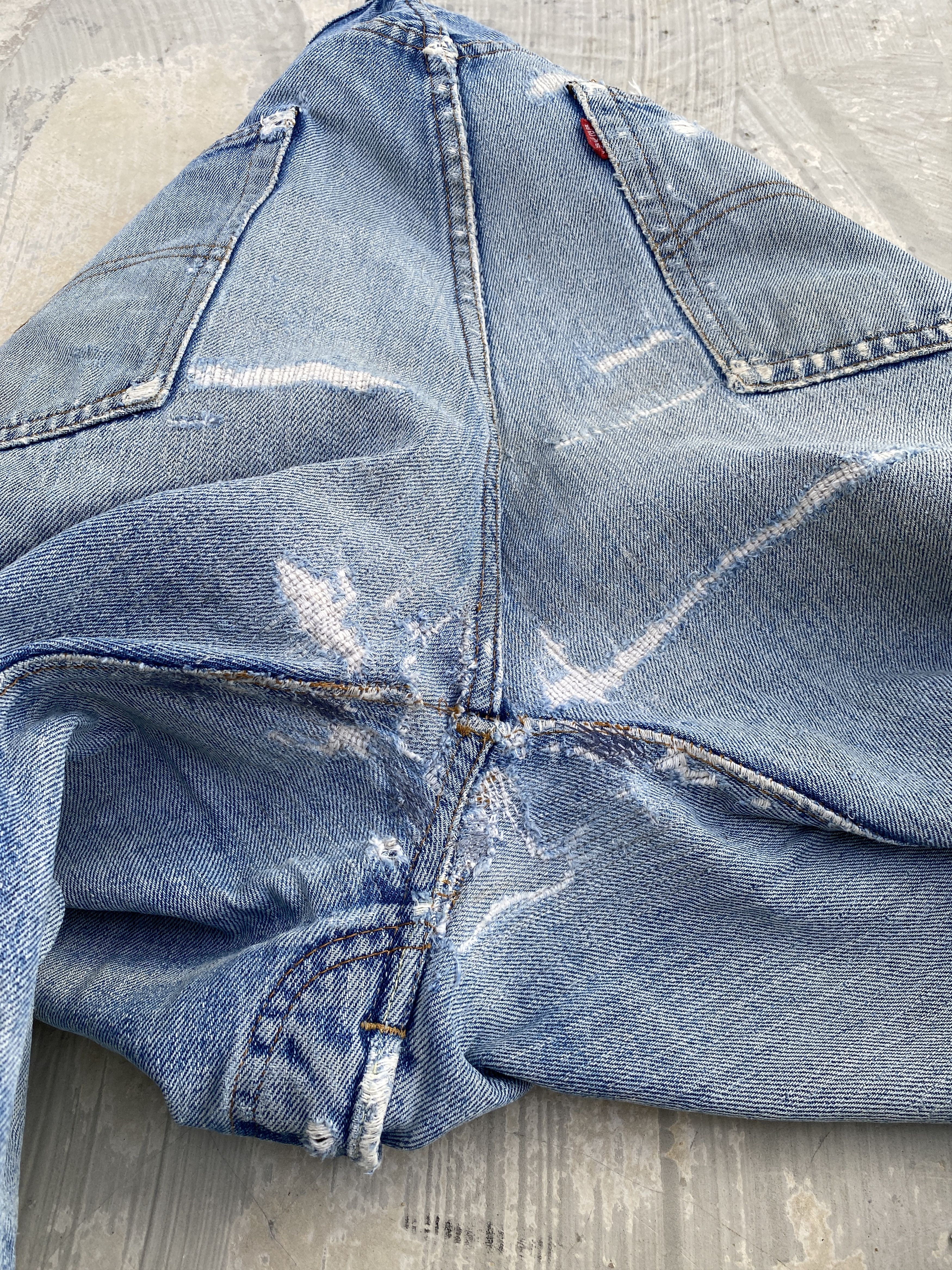 Levi's Vintage 70s Levis 501 Redline #6 Selvedge Jeans SS66 Single Size US 34 / EU 50 - 10 Thumbnail