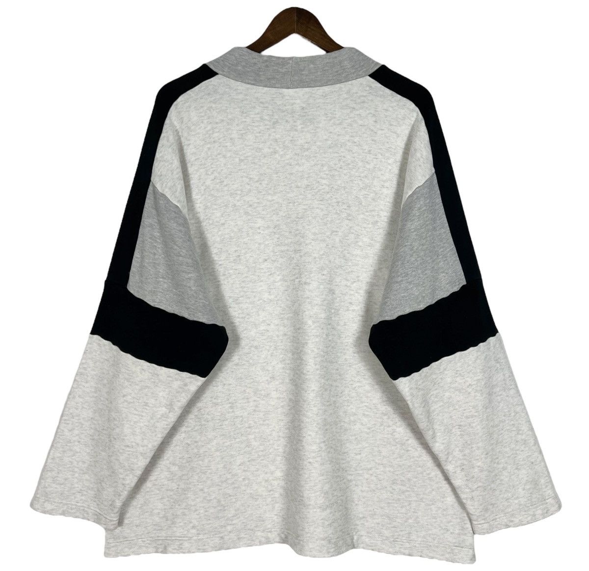 Moschino 90s Vintage MOSCHINO “night fever” Mock Neck Sweatshirt Size US XL / EU 56 / 4 - 2 Thumbnail