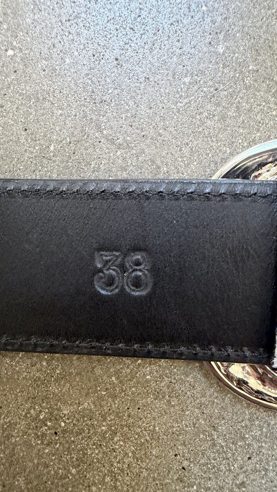 Chrome Hearts GRAIL! Chrome Hearts Cross Patch Pony Hair Gunslinger Belt Size 38 - 5 Thumbnail