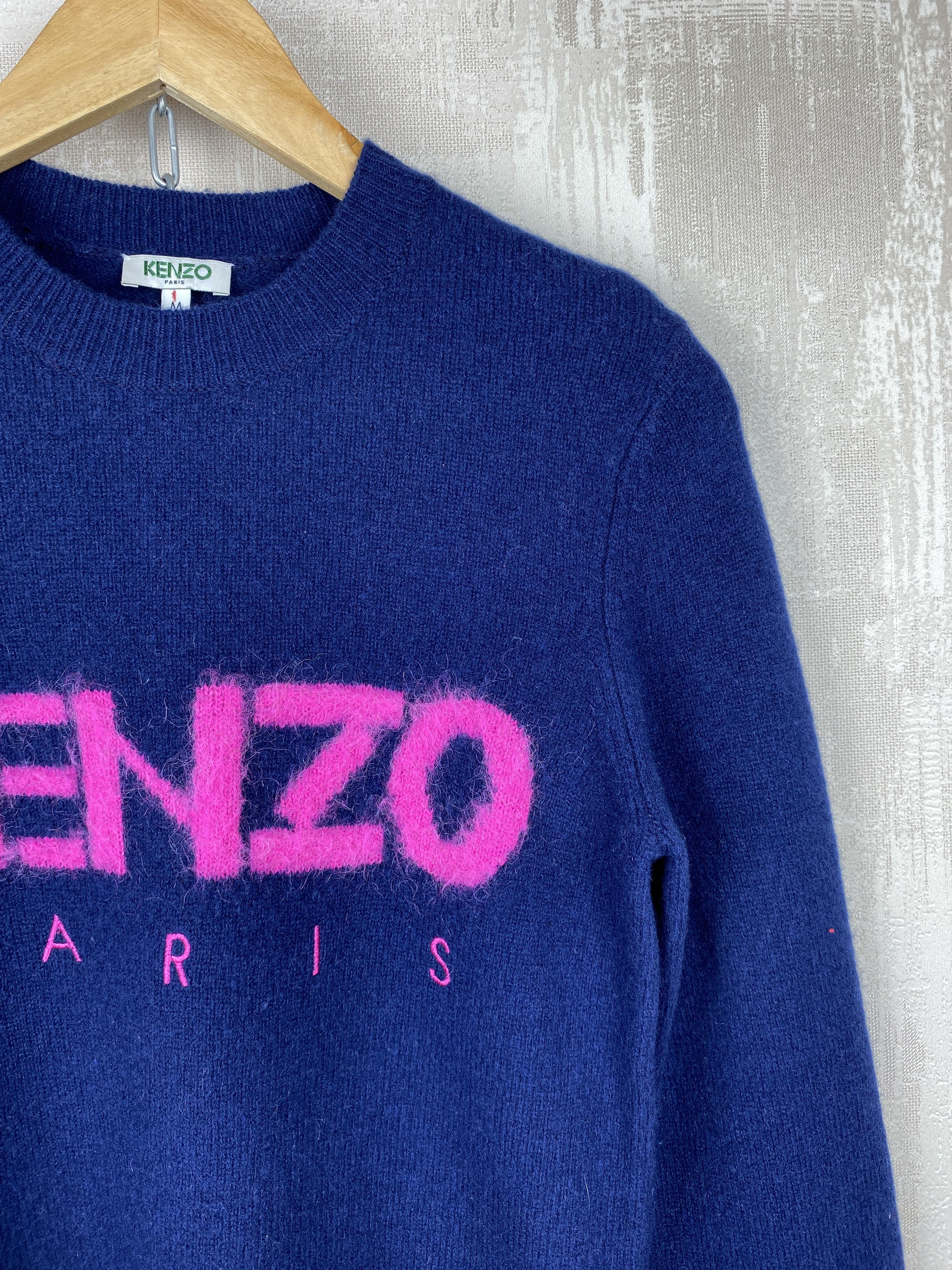 Kenzo Kenzo Paris Wool Knit Spell Out Logo Pullover Sweater Size M / US 6-8 / IT 42-44 - 5 Thumbnail
