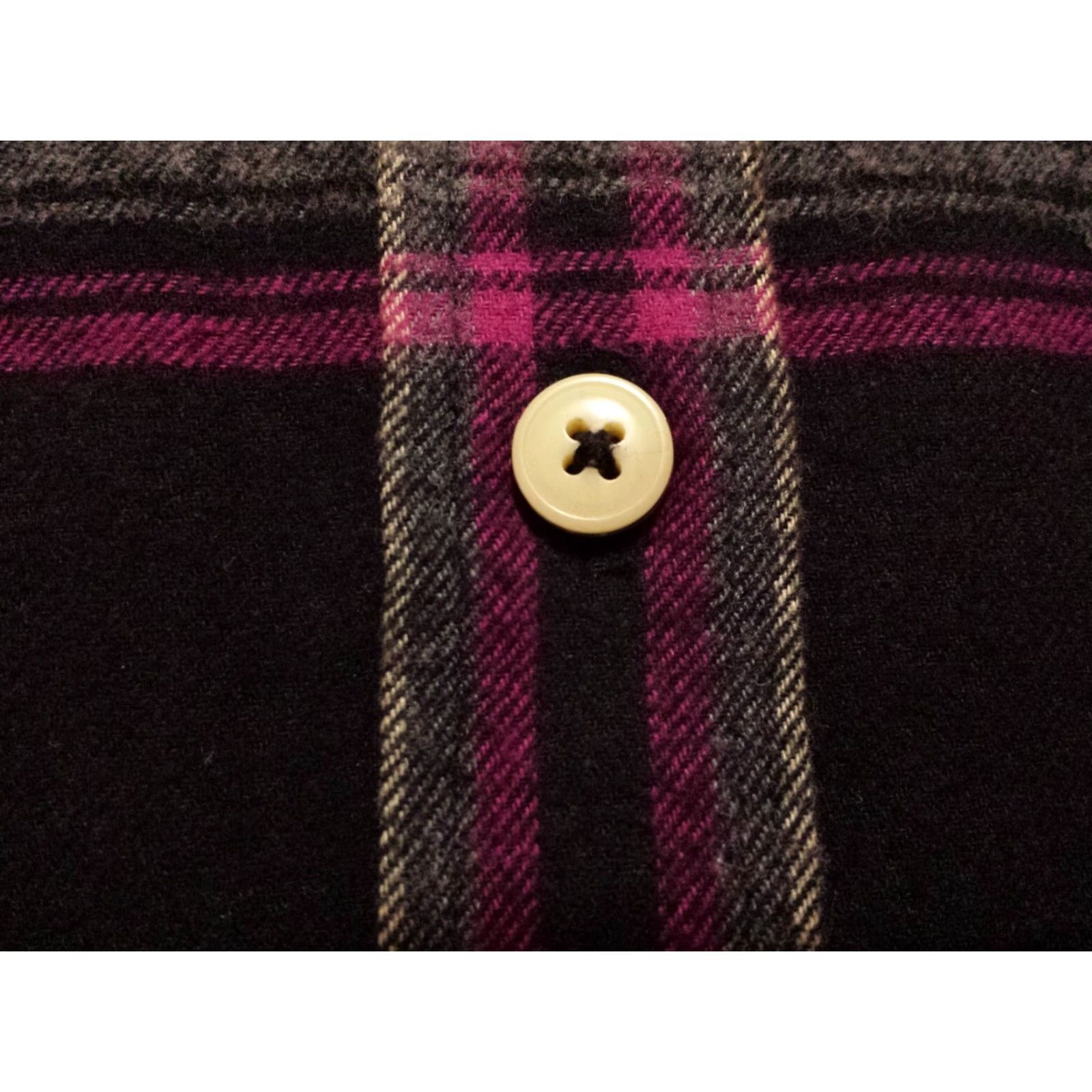 Soft Surroundings Soft Surroundings Blouse PS Multicolor Plaid Flannel L/S Button-Down Tunic Shirt Womens Size S / US 4 / IT 40 - 4 Thumbnail
