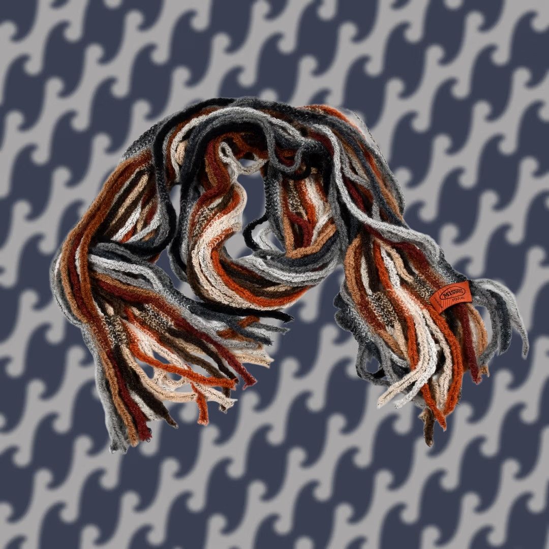 Missoni Missoni Scarf Wool Multicolor Foulard Knit Women Size ONE SIZE - 1 Thumbnail