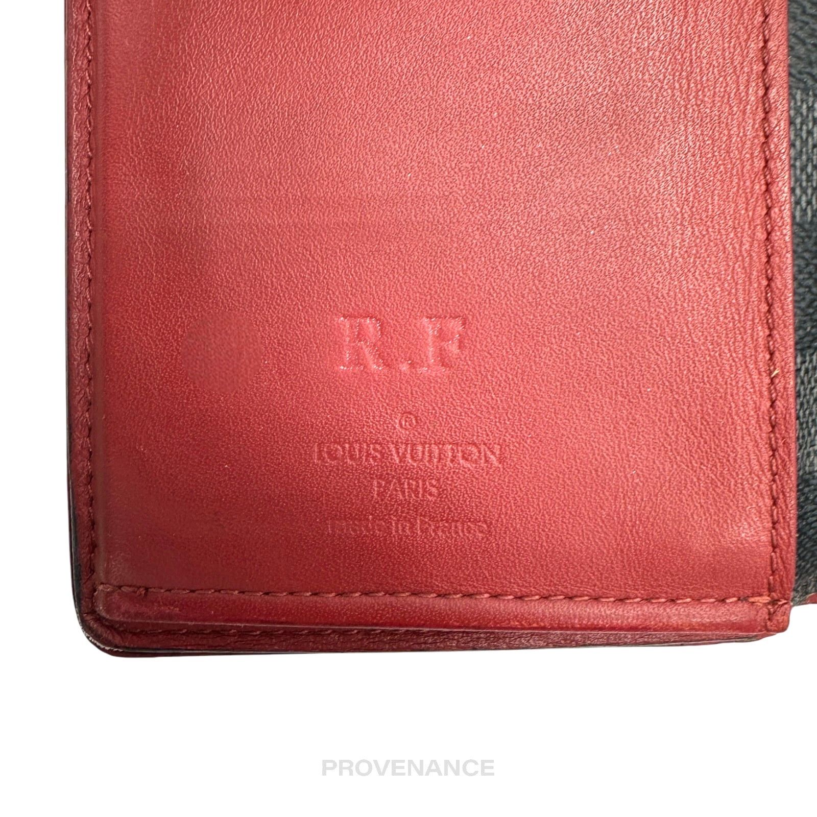Louis Vuitton 🔴 Louis Vuitton Brazza Long Wallet - Damier Graphite Red Size ONE SIZE - 8 Thumbnail