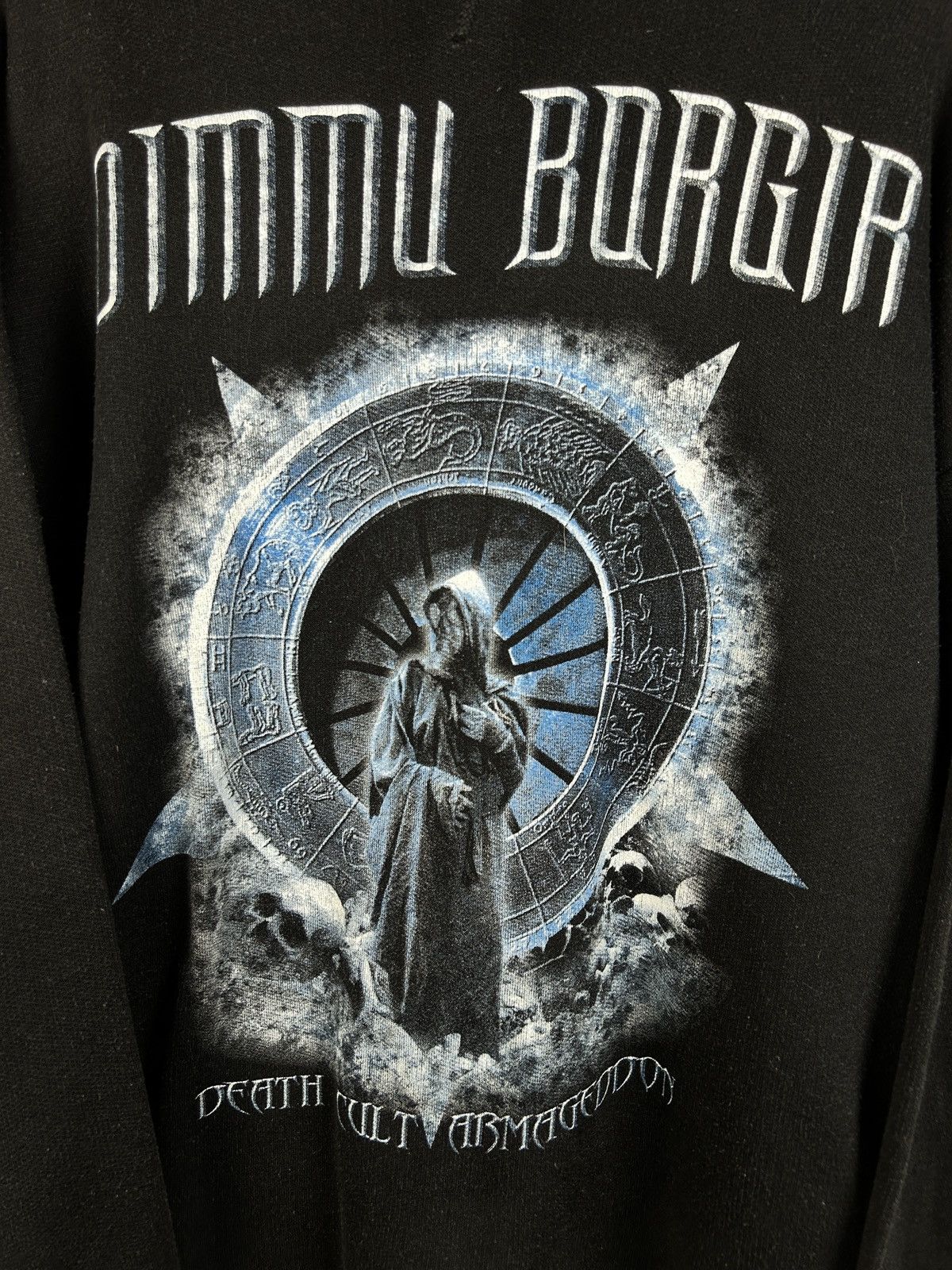 Band Tees 90s Vintage Dimmu Borgir Death Cult Armageddon Boot Hoodie Size US L / EU 52-54 / 3 - 2 Thumbnail
