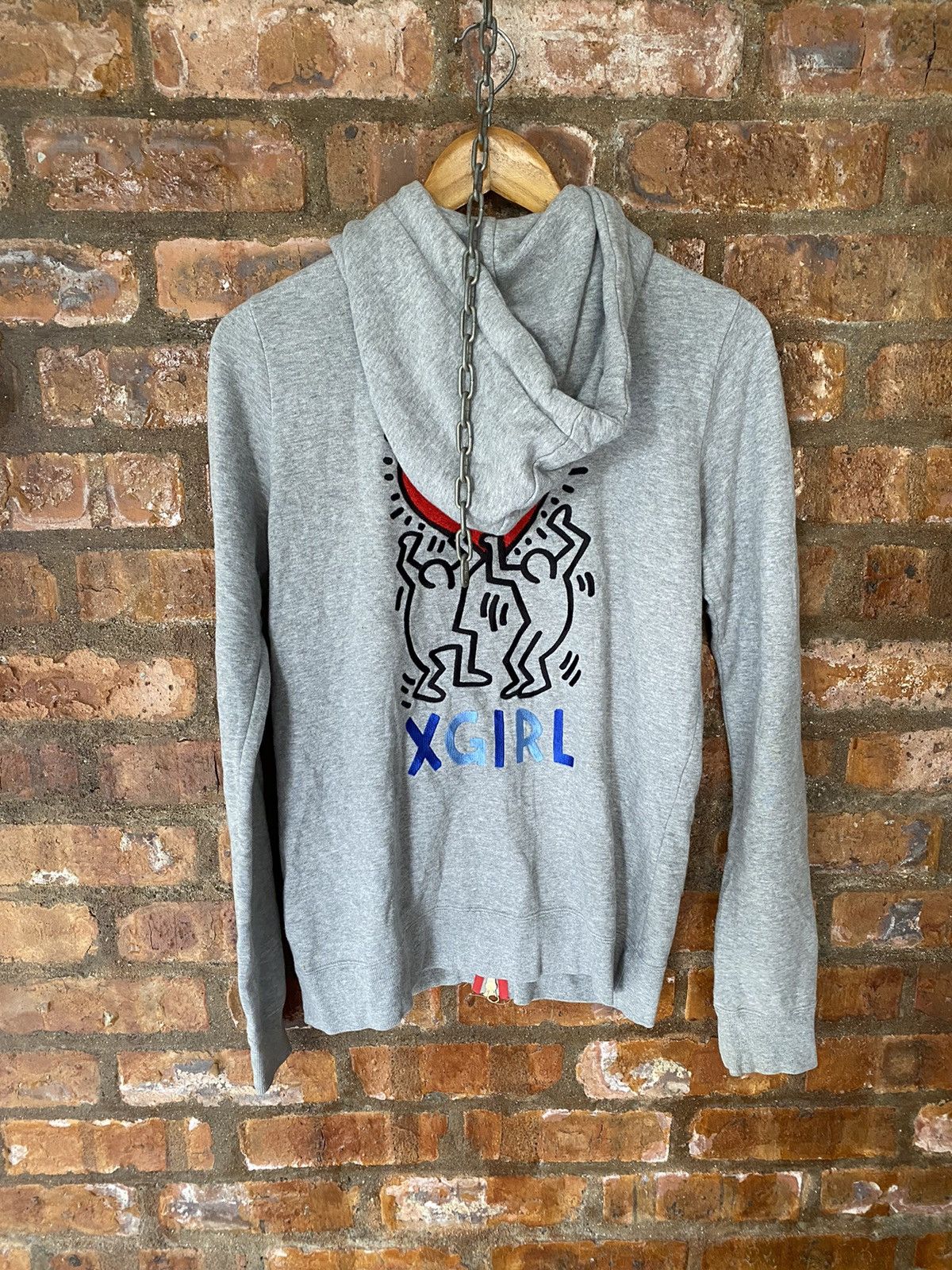 Japanese Brand × Keith Haring X-GIRL X Keith Haring Embroidery hoodie Size M / US 6-8 / IT 42-44 - 2 Thumbnail
