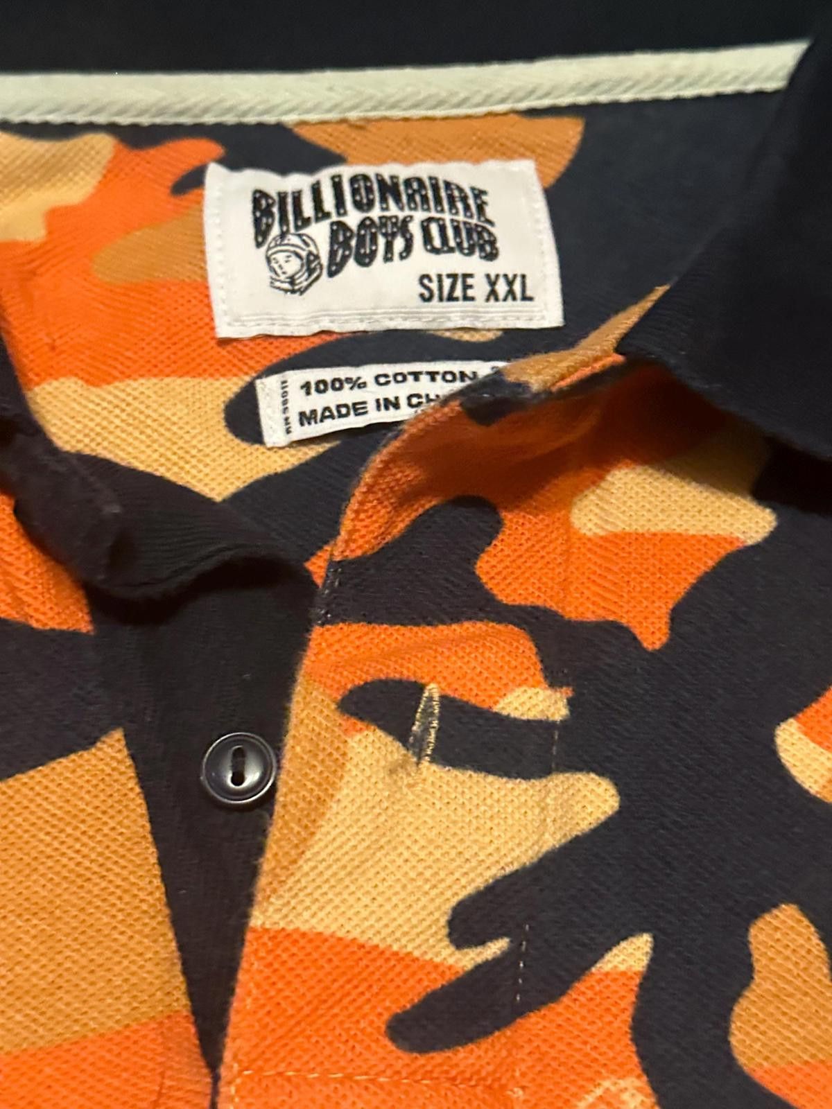 Billionaire Boys Club Billionaire Boys Club Orange Camo Polo Shirt Size ONE SIZE - 5 Thumbnail
