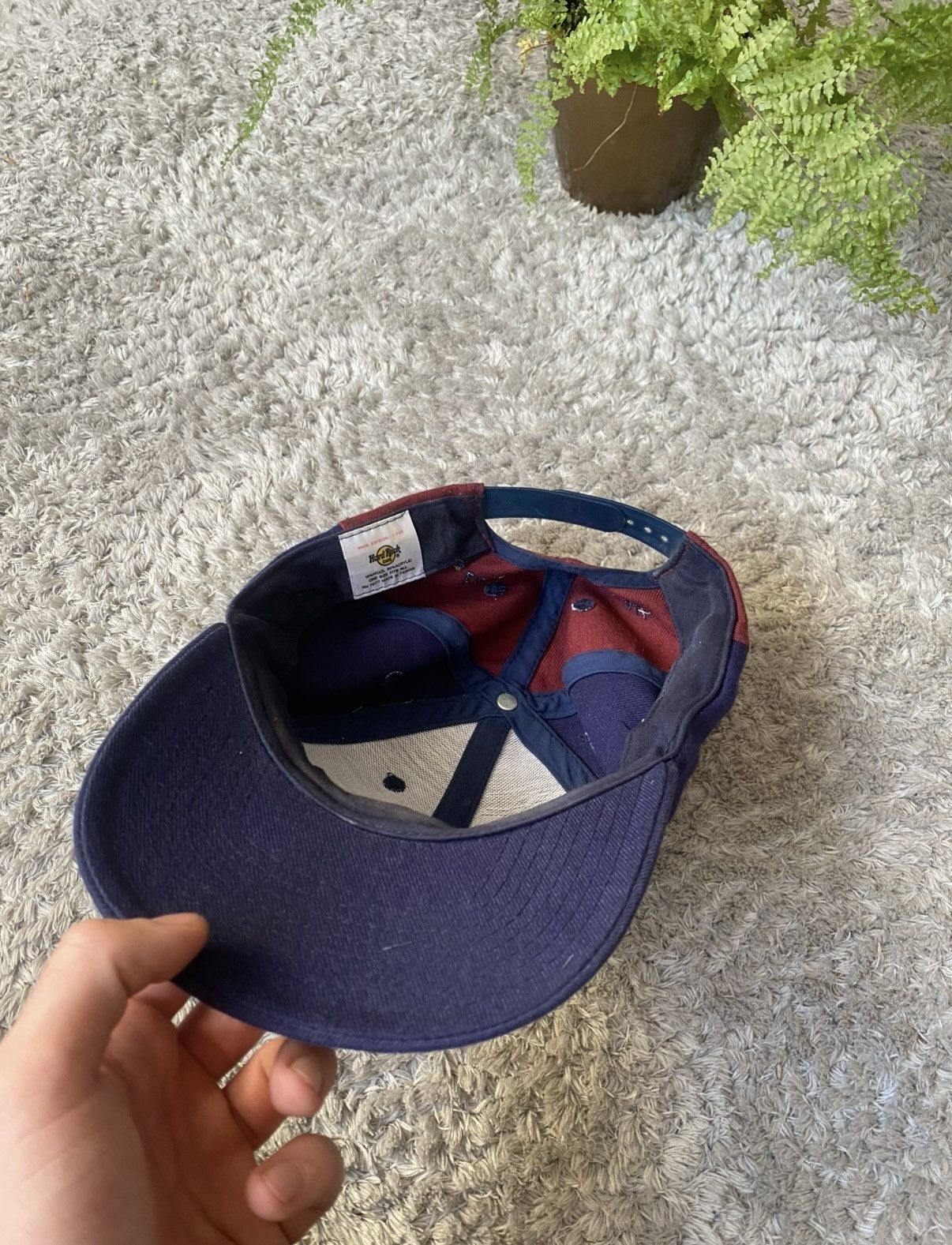 Hard Rock Cafe 00s Vintage Hard Rock Cafe Berlin Save The Planet Hat Cap Size ONE SIZE - 8 Thumbnail