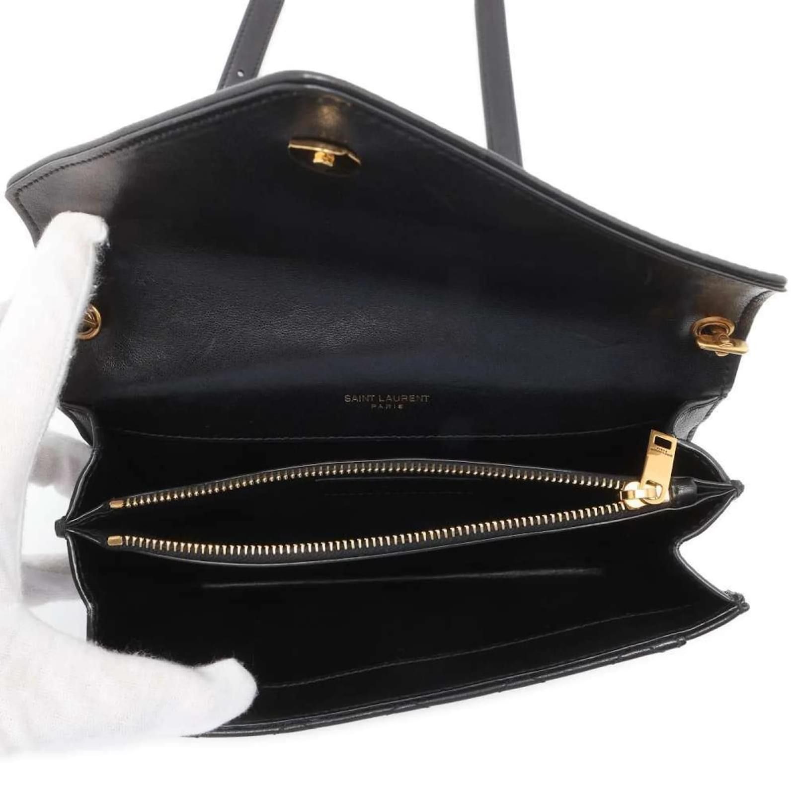 Saint Laurent Paris o1b1hav110924 Size: OS / Mini Gaby Leather Bag in Black Size ONE SIZE - 5 Thumbnail