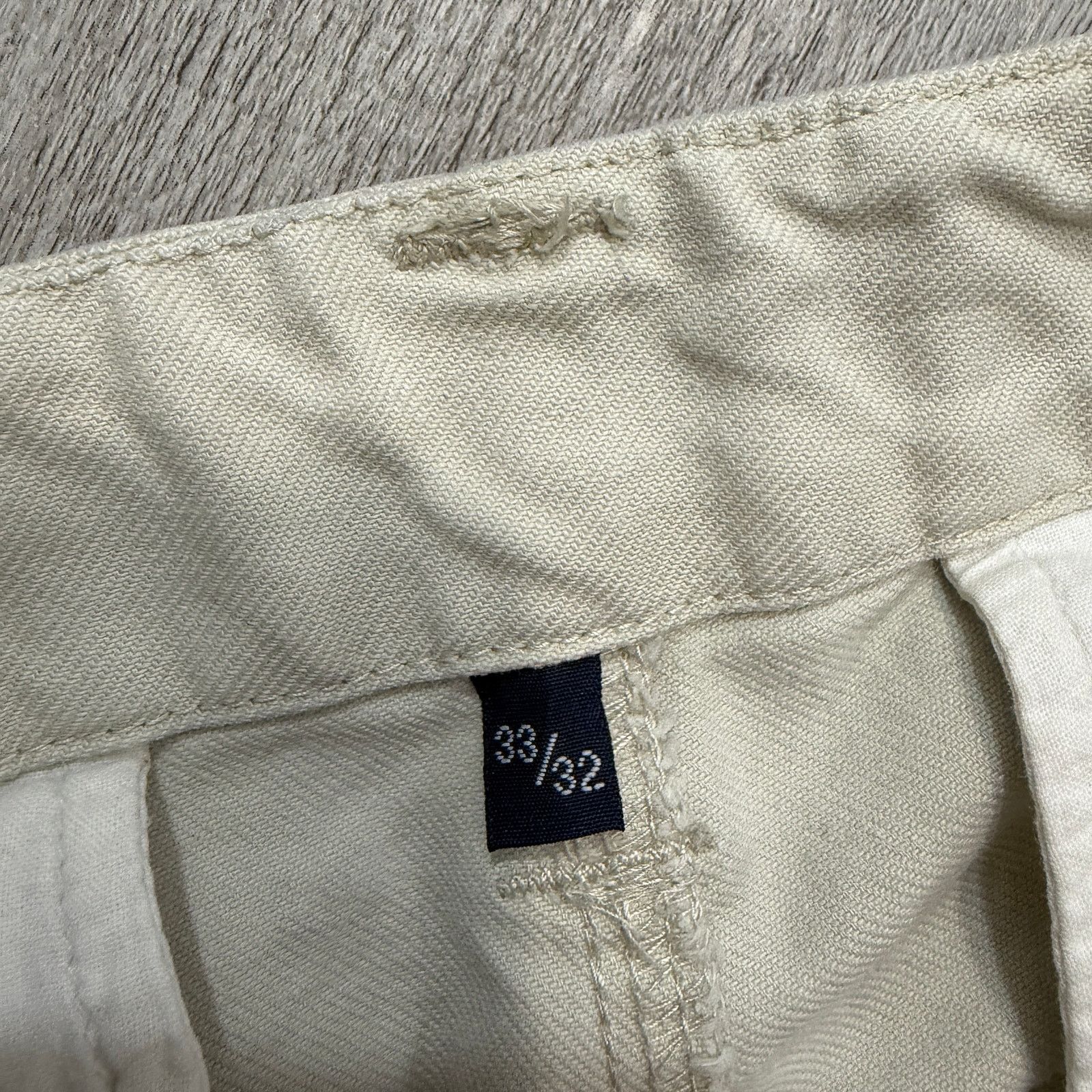 Tommy Hilfiger Vintage Tommy Hilfiger Pants Men's 33x32 Ivory Straight Size US 33 - 7 Thumbnail