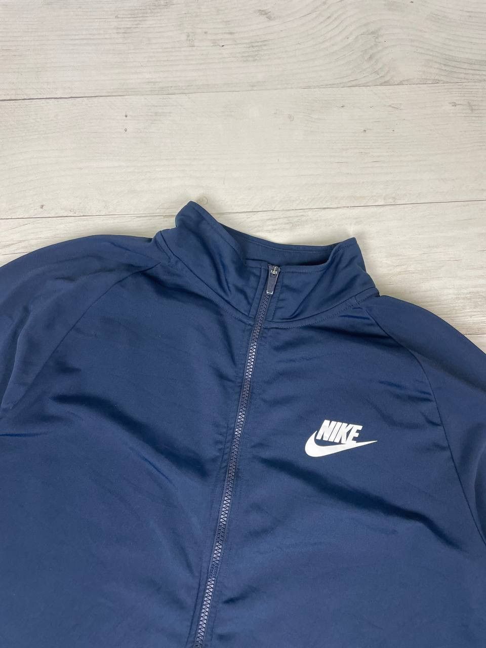 Nike Vintage Nike Track Jacket Logo Swoosh Drill Size US XL / EU 56 / 4 - 2 Thumbnail