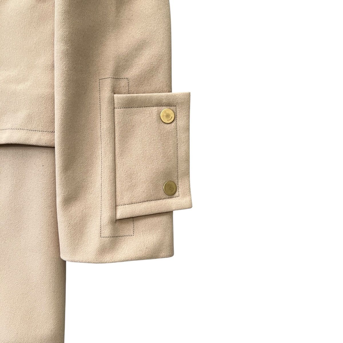 Gucci GUCCI × TOM FORD 03AW Belt Stand Collar Hidden Placket Coat Size XS / US 0-2 / IT 36-38 - 3 Thumbnail