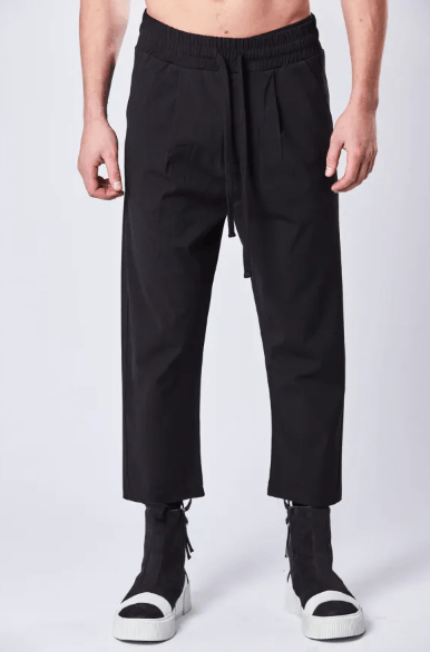 Thom Krom Thom Krom Rayon Drop Crotch Trousers Black M Size US 32 / EU 48 - 2 Thumbnail