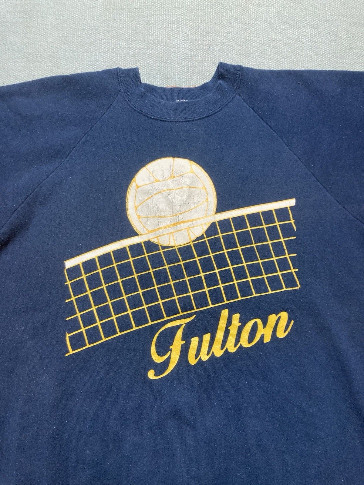 Vintage 80s sweatshirt volleyball Fulton fruit of the loom sports XL Size US XL / EU 56 / 4 - 2 Thumbnail