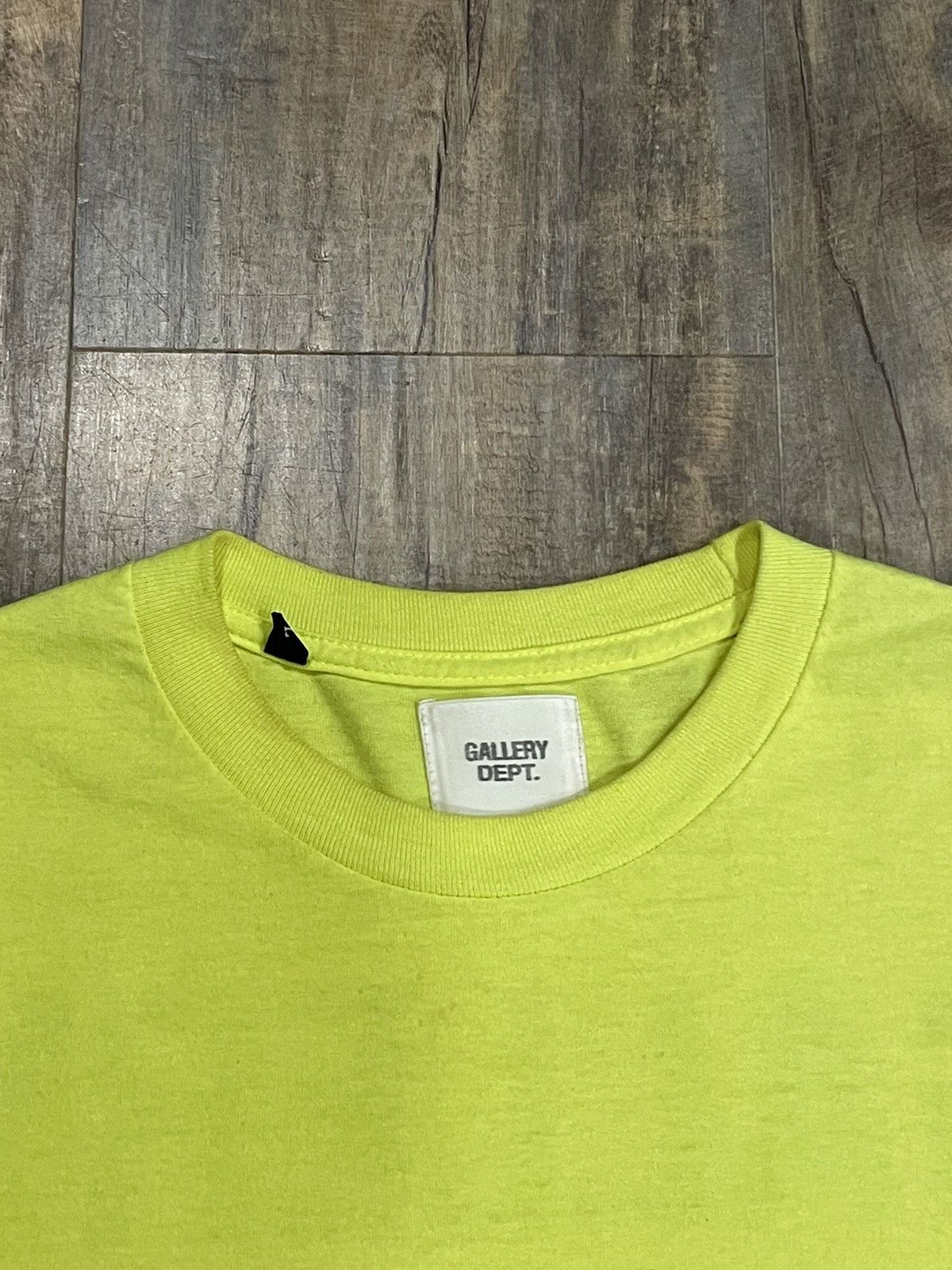Gallery Dept. RARE Gallery Dept Construction L/S Tee Neon Souvenir Logo Size US L / EU 52-54 / 3 - 9 Thumbnail
