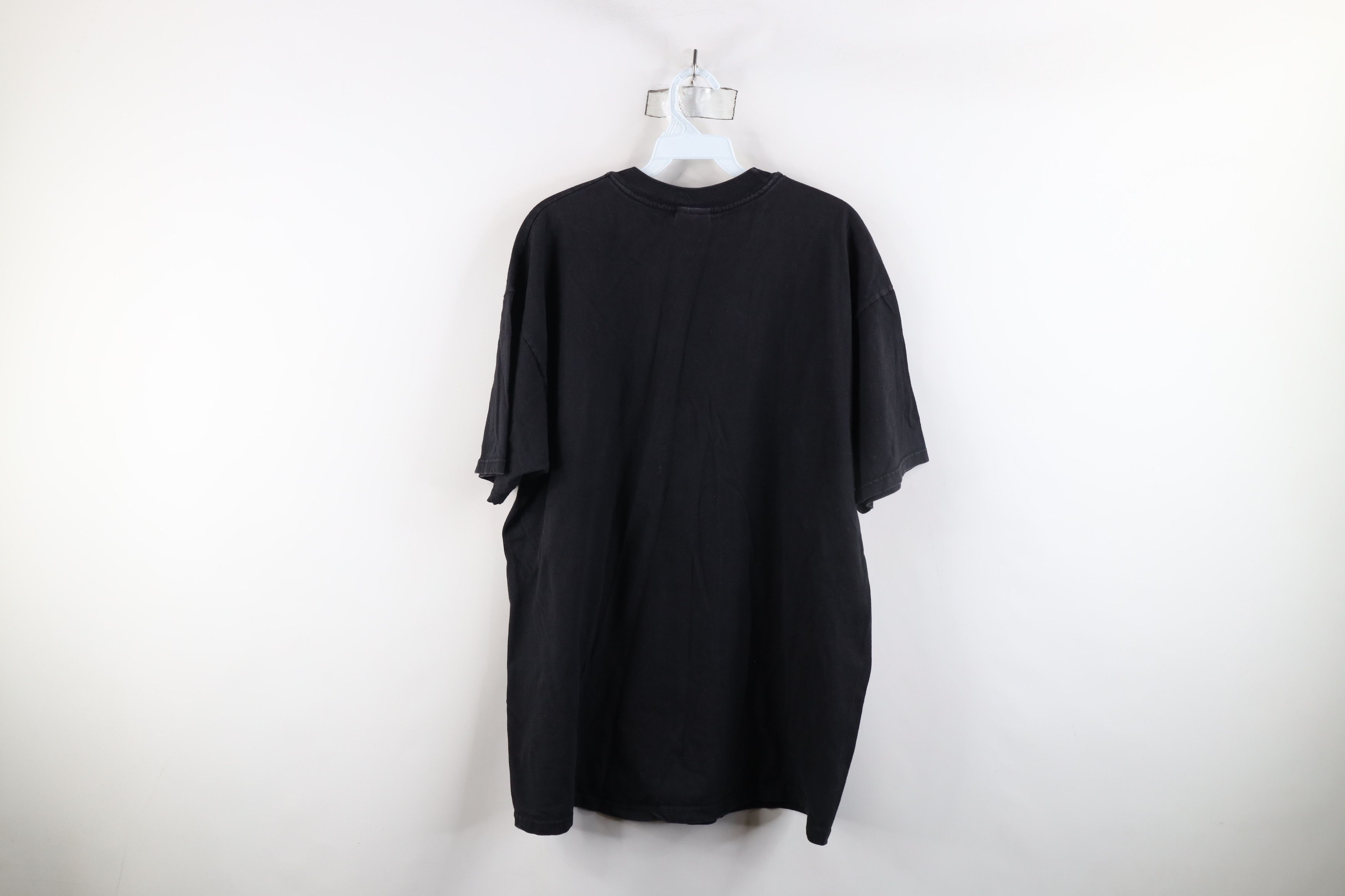 Vintage Vintage 90s Spell Aveda Shampoo Plant Flower T-Shirt Black Size XL / US 12-14 / IT 48-50 - 12 Thumbnail