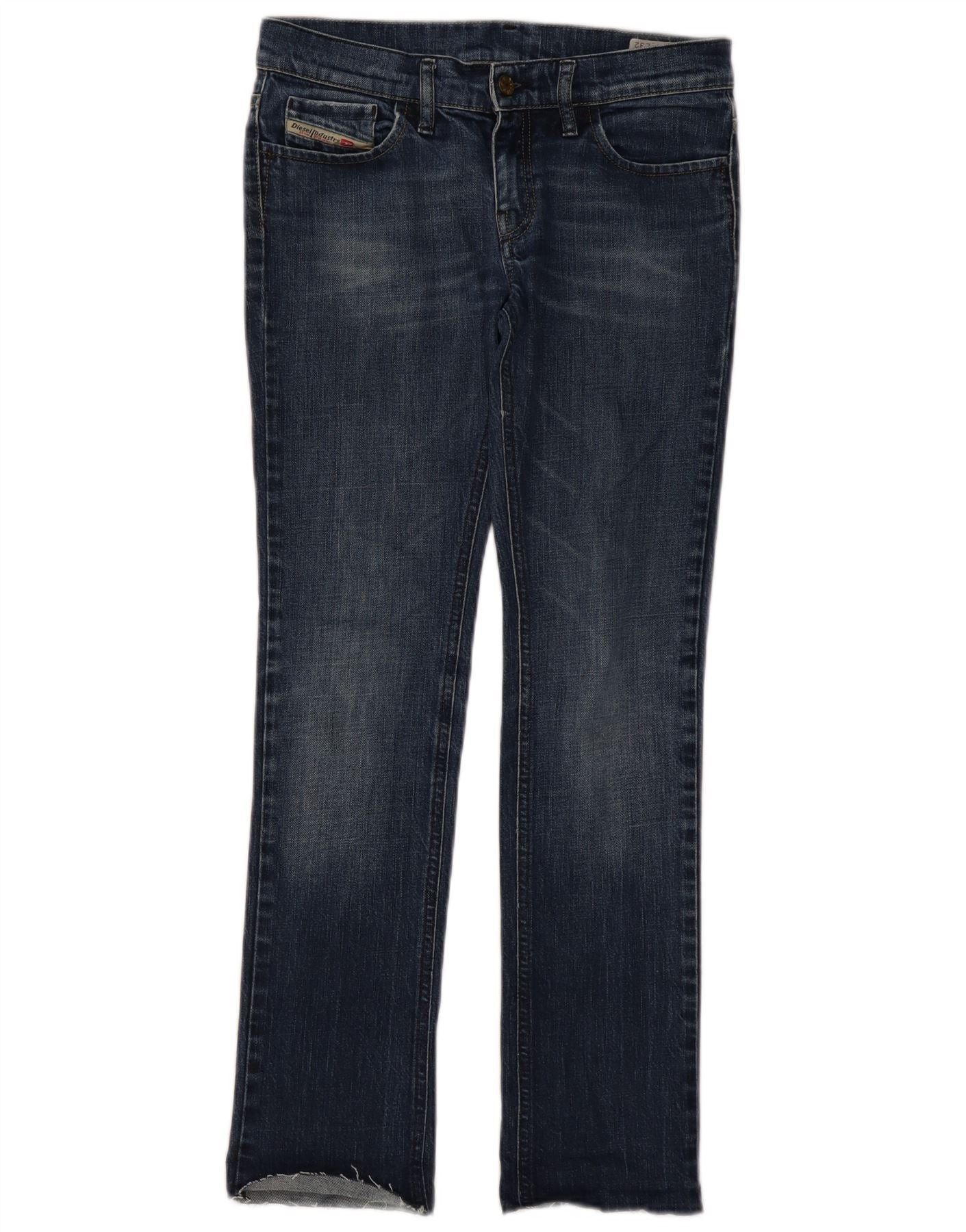 Diesel Womens Liv Slim Jeans W27 L28 Blue Cotton Size 42" / US 20 - 1 Thumbnail