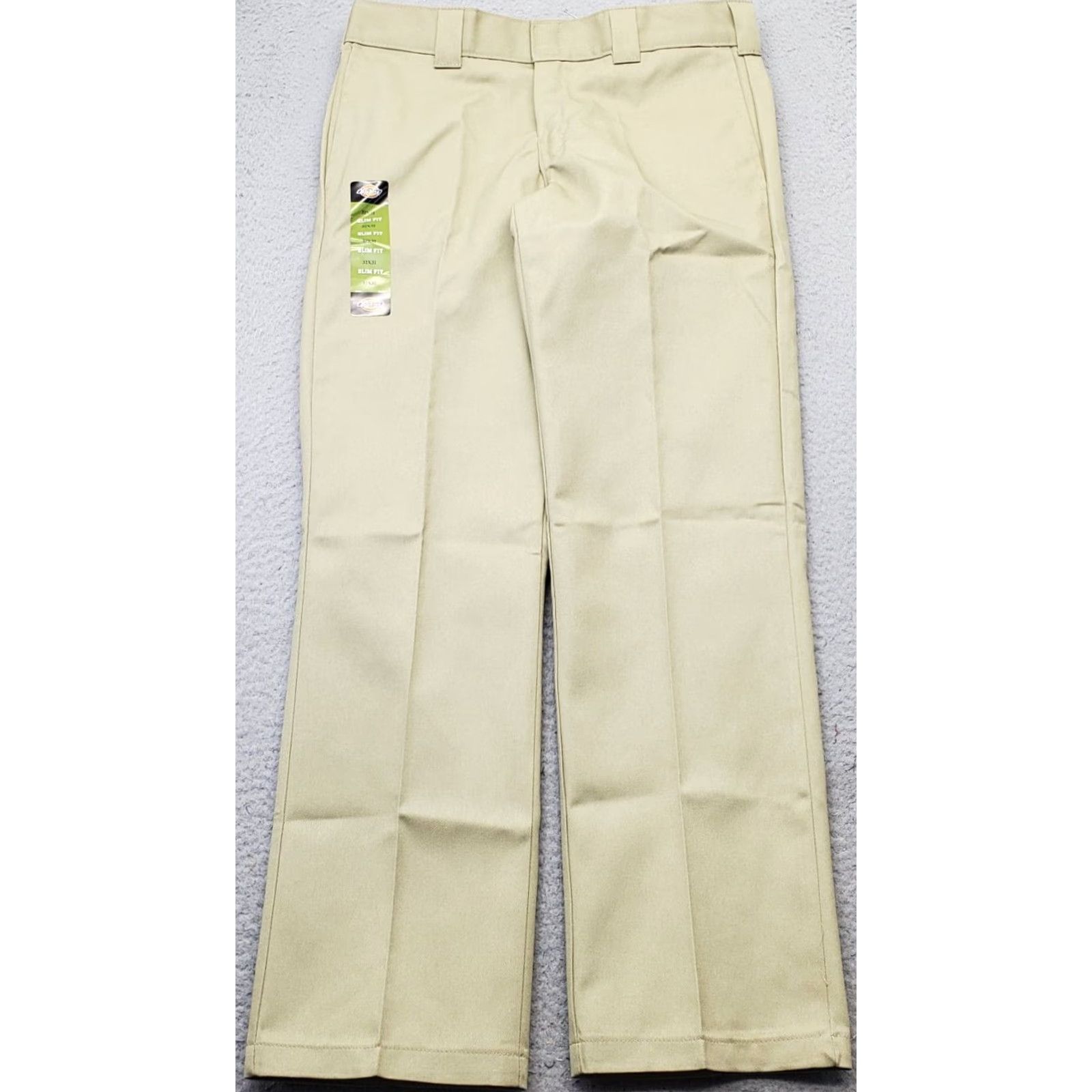 Dickies Dickies Work Pants Men 32x32 Tan 873 Slim Fit Wrinkle Resistant Straight WP873KH Mens Size 32 Tan Slim Dickies 874 Workwear Pants Size US 32 / EU 48 - 2 Thumbnail