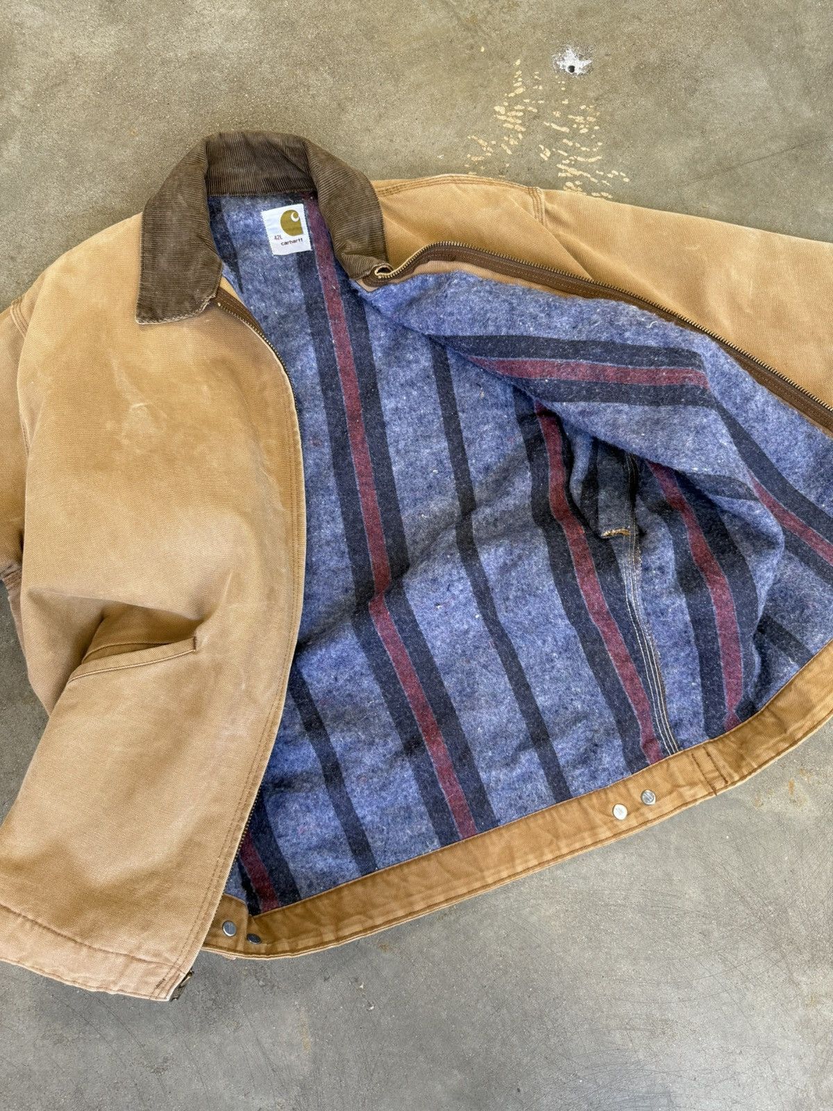 ジャケット・アウター Carhartt traditional jacket Detroit NWT! Carhartt Original Duck Detroit Jacket Best Workwear Relaxed