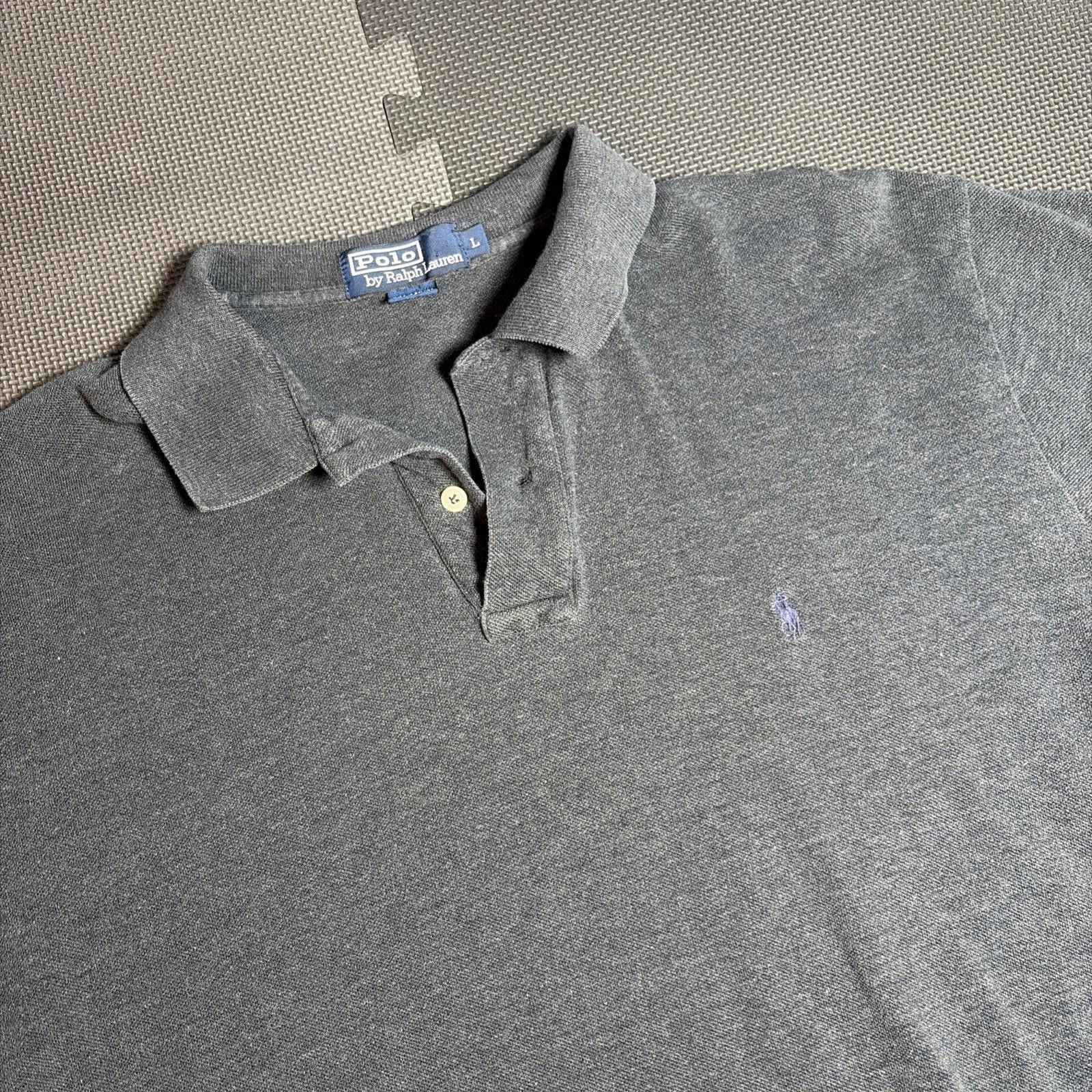Polo Ralph Lauren Polo Ralph Lauren Polo Shirt Mens Large Black Vintage Y2K Size US L / EU 52-54 / 3 - 4 Thumbnail