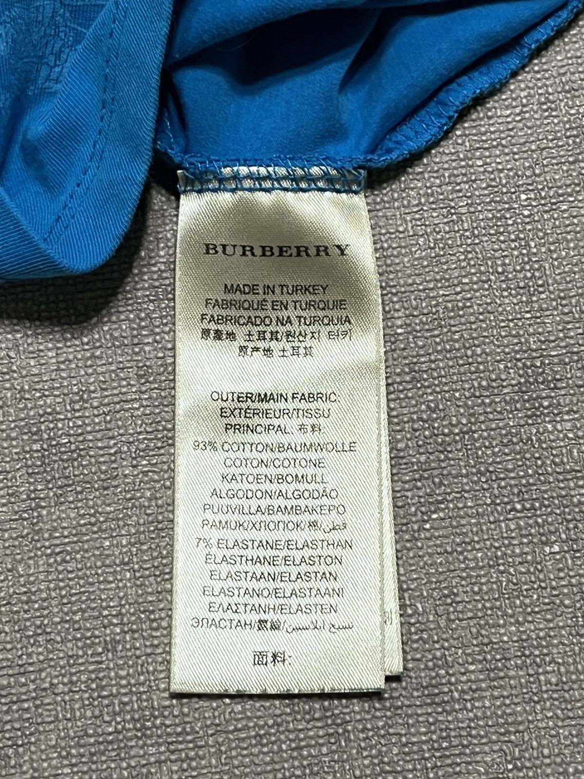 Burberry Burberry Womens Top Crew Neck T shirt Crop Sleeve Nova Check Size L / US 10 / IT 46 - 8 Thumbnail