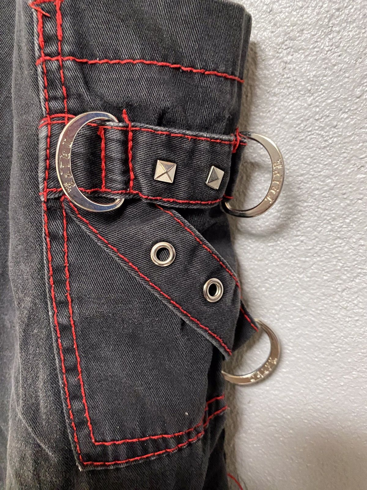 If Six Was Nine × Japanese Brand × Le Grande Bleu (L.G.B.) Tripp Nyc bondage zipper pants y2k band boy style Size US 39 - 8 Thumbnail