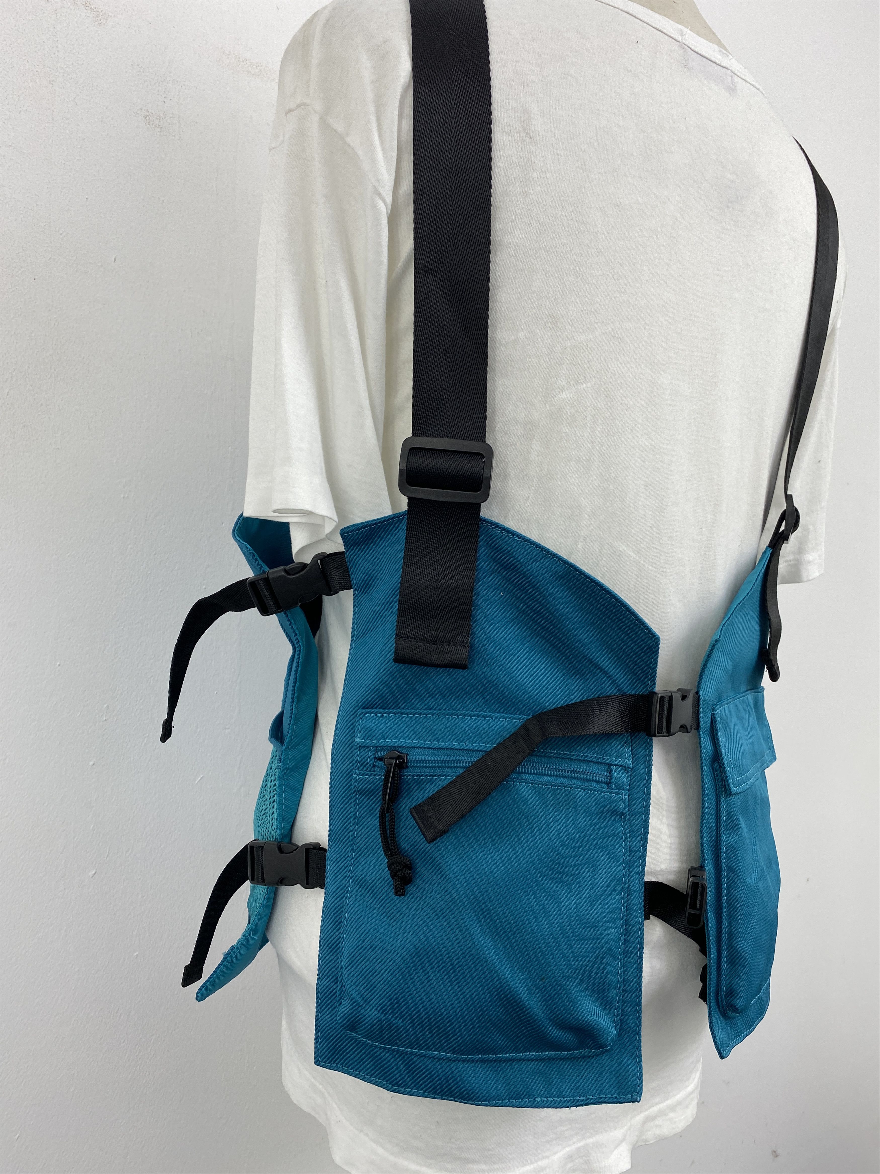 Japanese Brand Vintage Anello Multi Pocket Tactical Vest Backpack BG0134 Size ONE SIZE - 6 Thumbnail