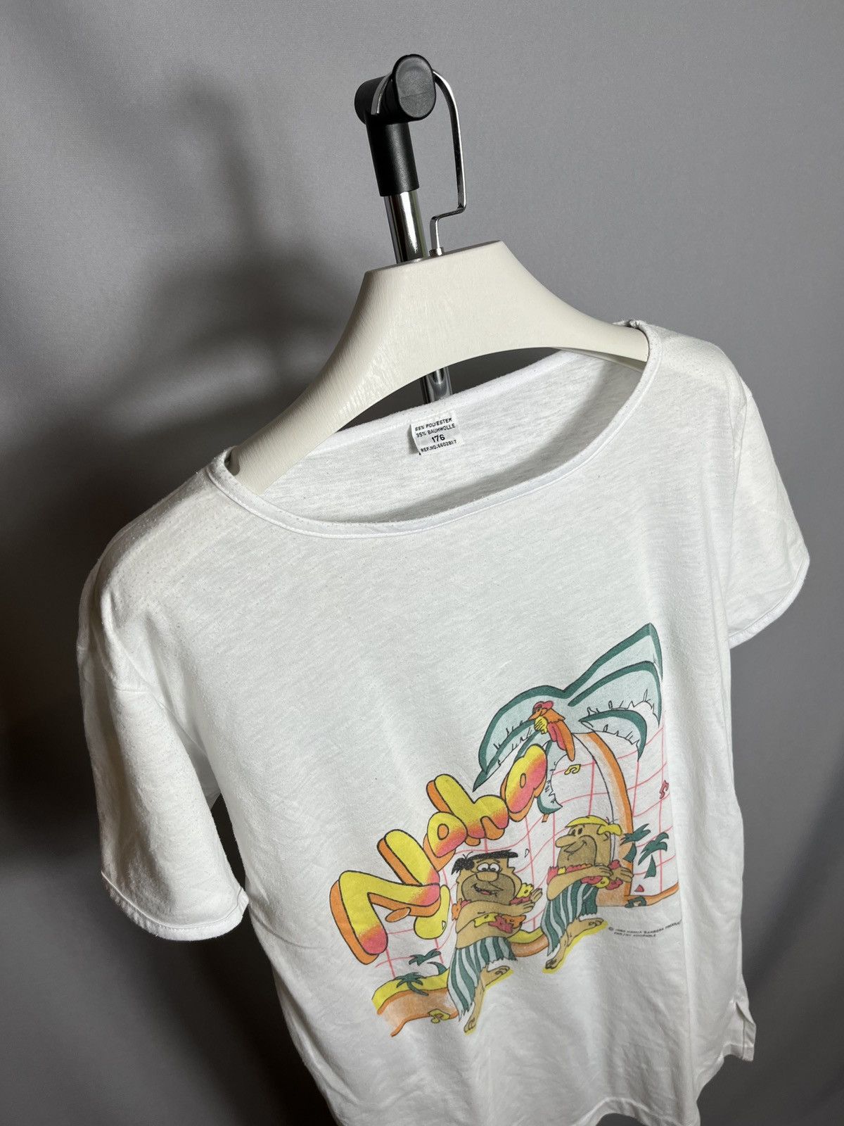 Other flintstones 1986 noha rare t-shirt unisex white vintage Size US XL / EU 56 / 4 - 7 Thumbnail