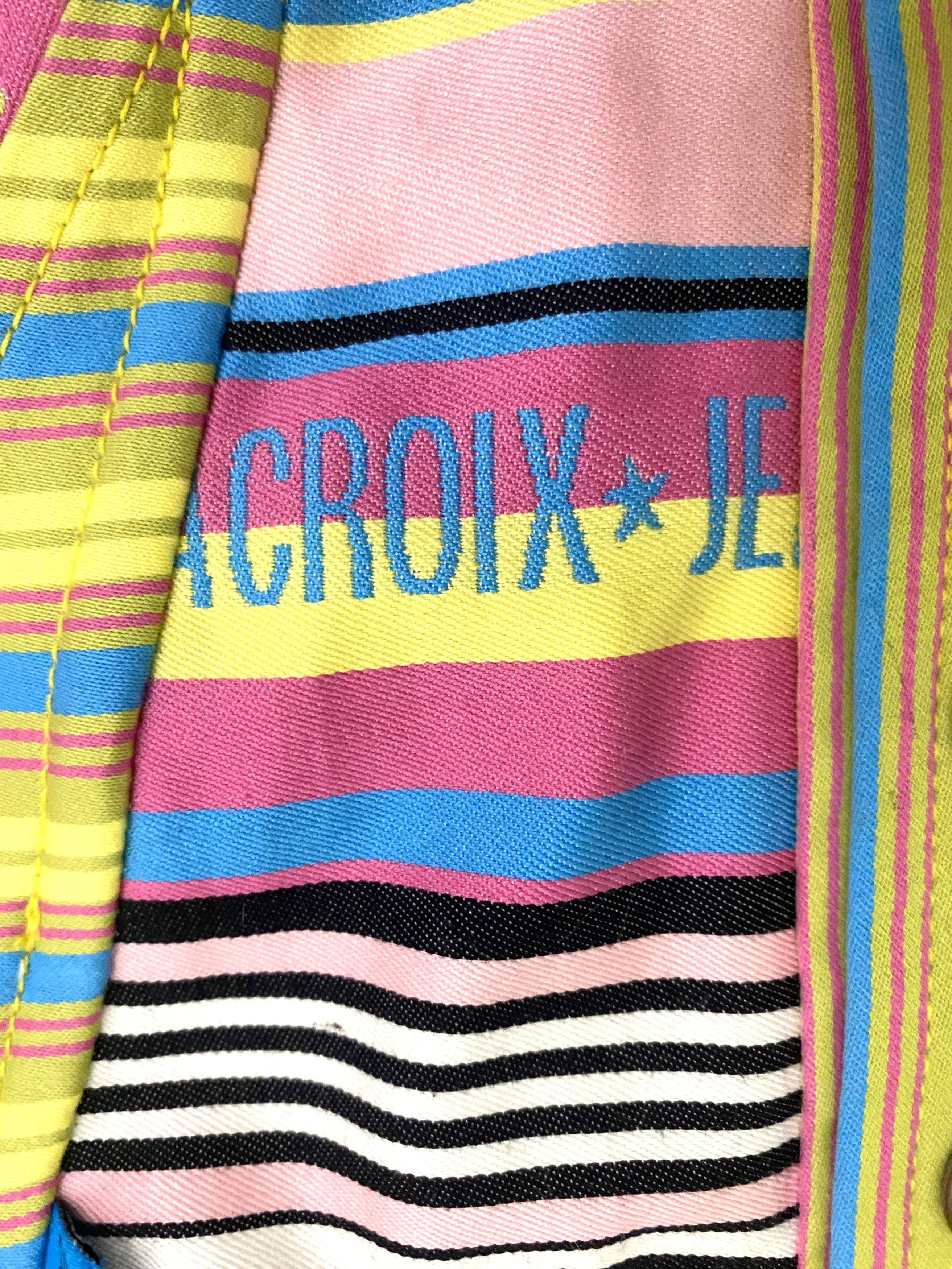 Christian Lacroix Christian Lacroix Patchwork Striped Top Corset Bustier Size L / US 10 / IT 46 - 6 Thumbnail