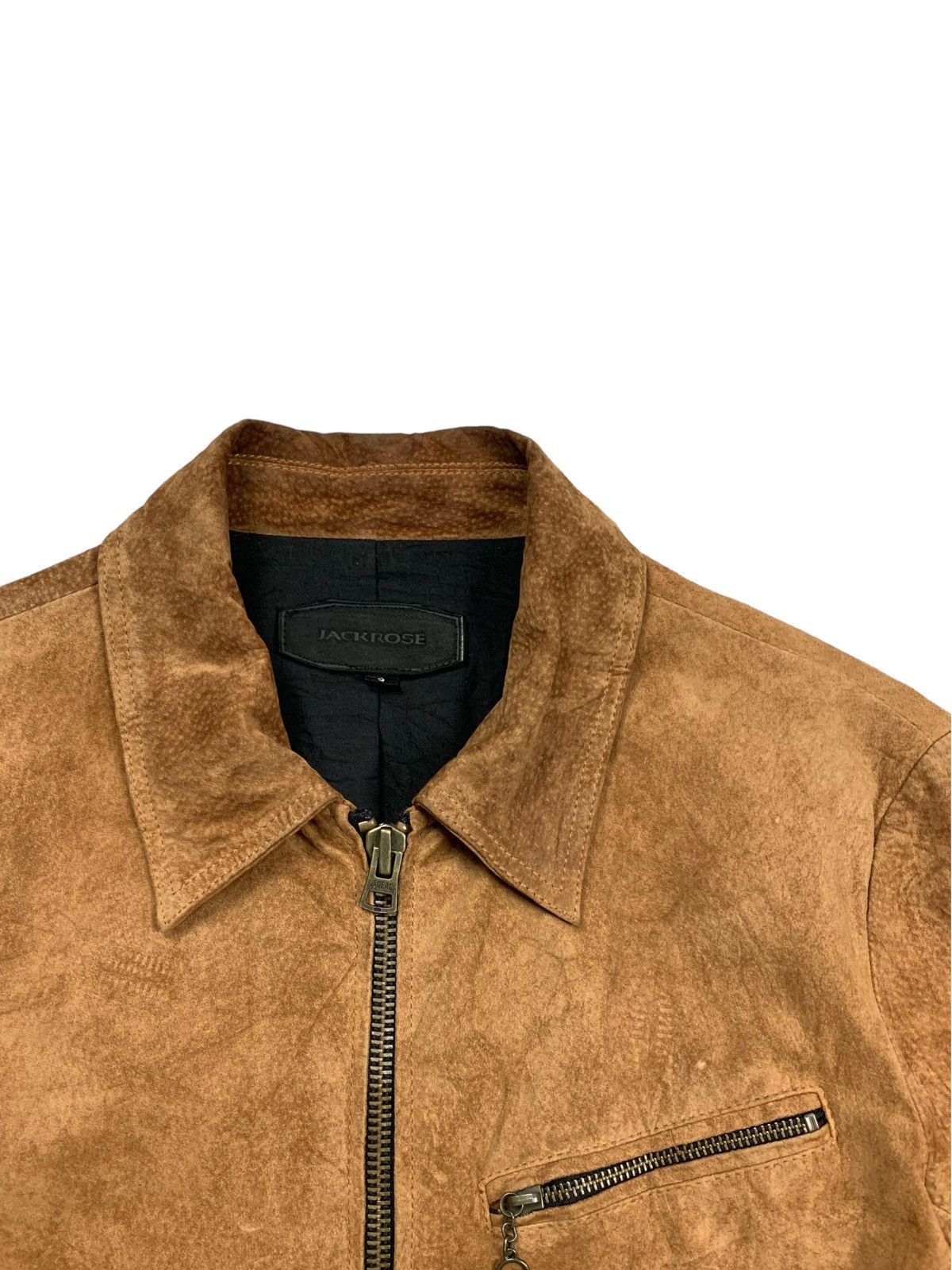 JACKROSE 2000s Jackrose - Pigskin Biker Leather Jacket Size US M / EU 48-50 / 2 - 8 Thumbnail