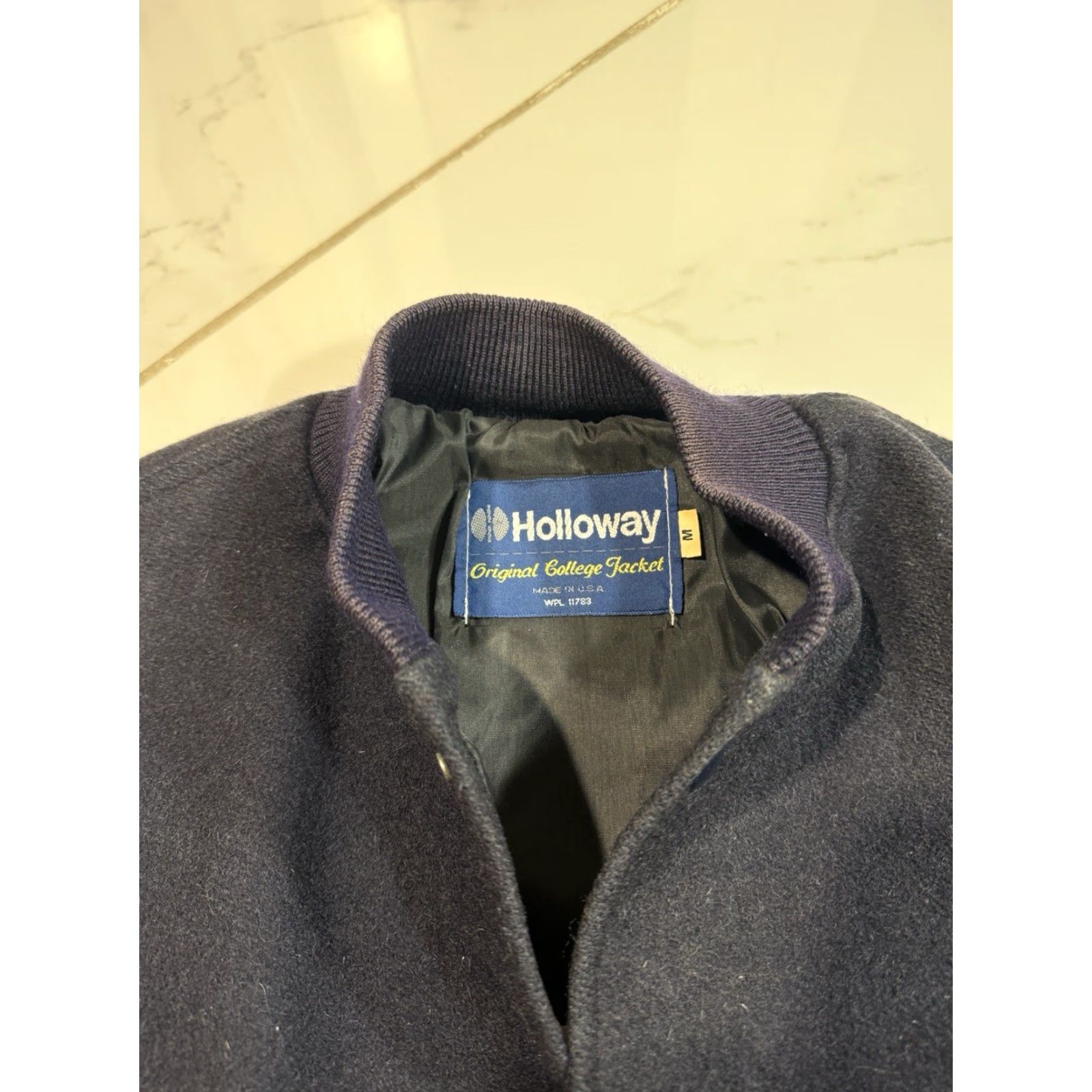Holloway VTG 1997 Lazzara Yachts Holloway Varsity Wool Navy Blue Jacket M Shirt? Size US M / EU 48-50 / 2 - 5 Thumbnail