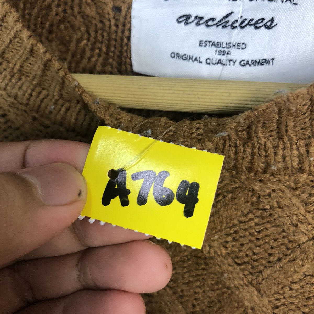Vintage Archives Brown vintage Knitwear #A764 Size M / US 6-8 / IT 42-44 - 10 Thumbnail