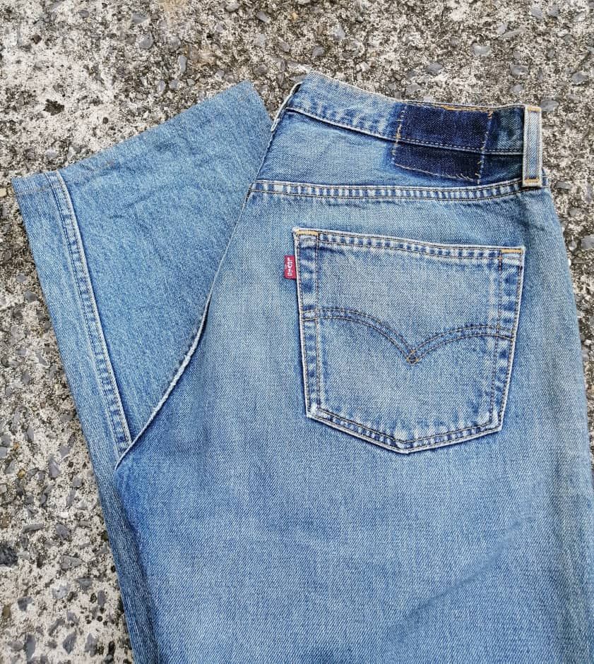 Levi's × Levi's Vintage Clothing Levi's Strauss 553 Fly Button Denim Jeans Size US 33 - 10 Thumbnail