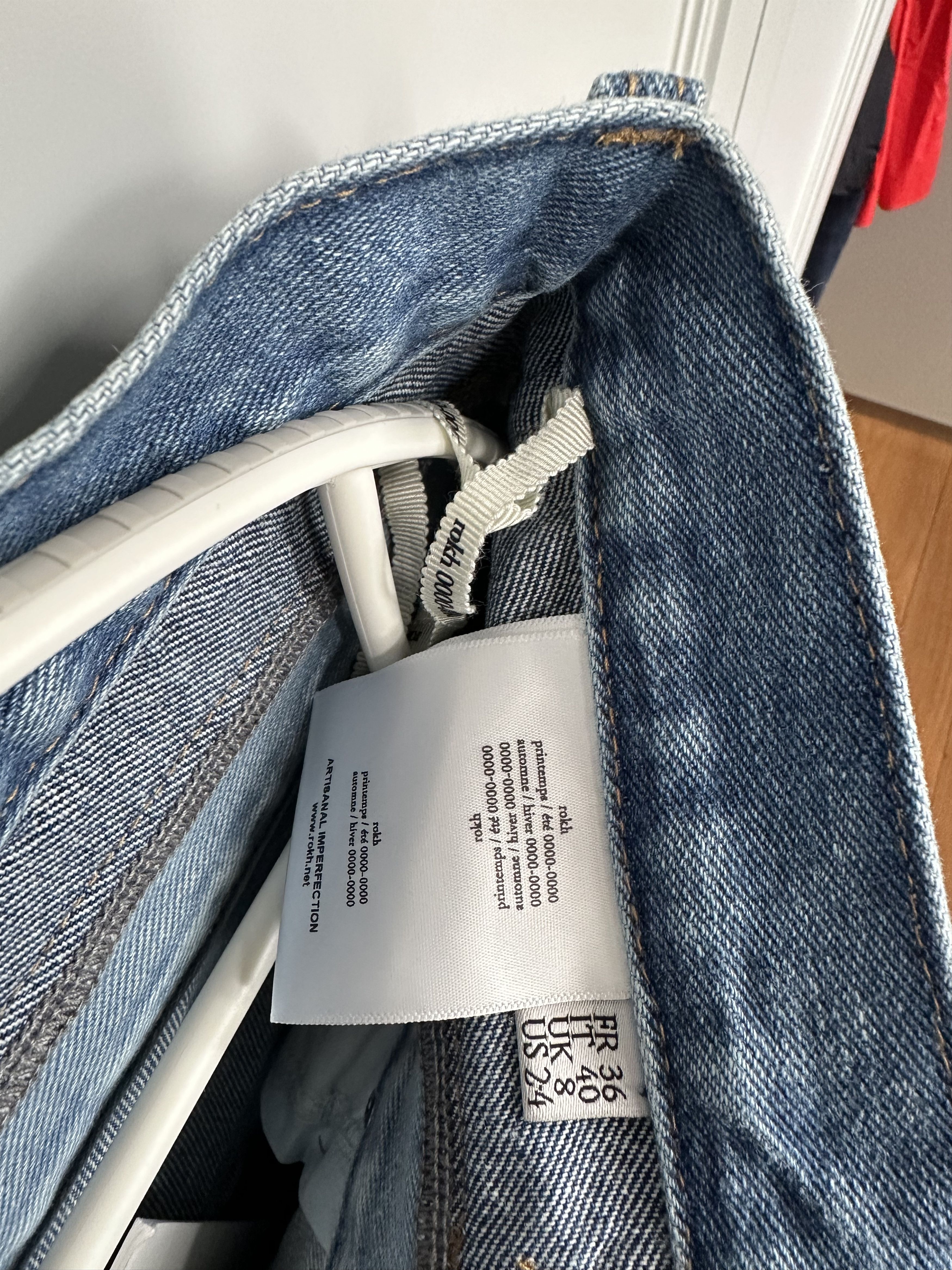 rokh ROKH blue ballon Shaped Layered Denim Jeans Size 27" / US 4 / IT 40 - 7 Thumbnail