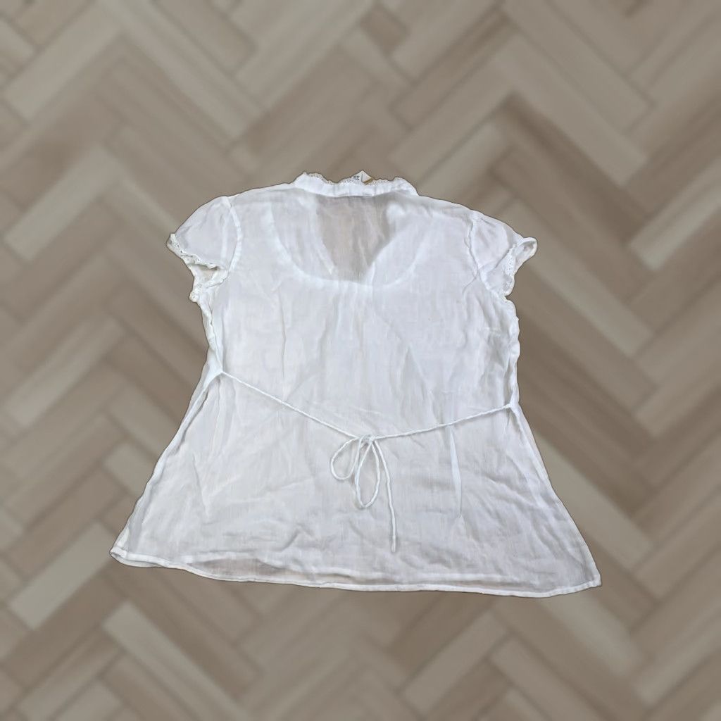 Aeropostale VINTAGE Aeropostale Top Womens XL White Tunic Casual Y2K 12639 Size XL / US 12-14 / IT 48-50 - 1 Thumbnail