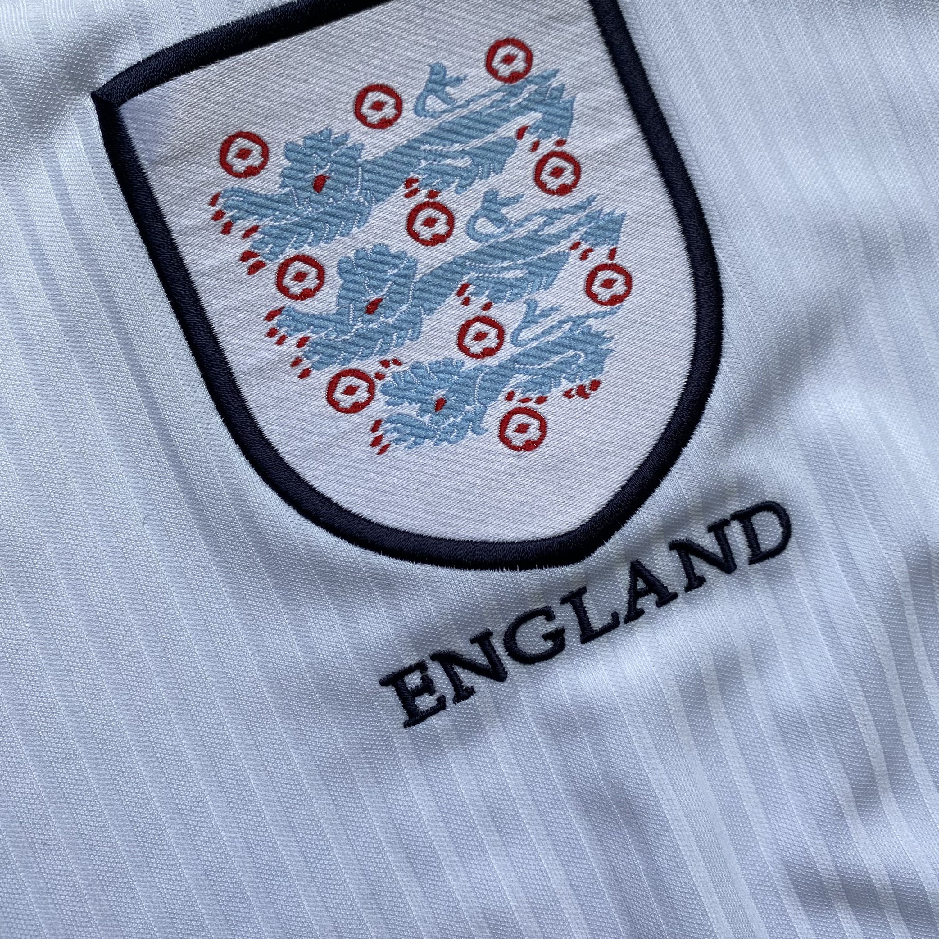 Umbro ⚽️ Retro 1998 England Soccer jersey Score Draw Vintage Size US M / EU 48-50 / 2 - 5 Thumbnail