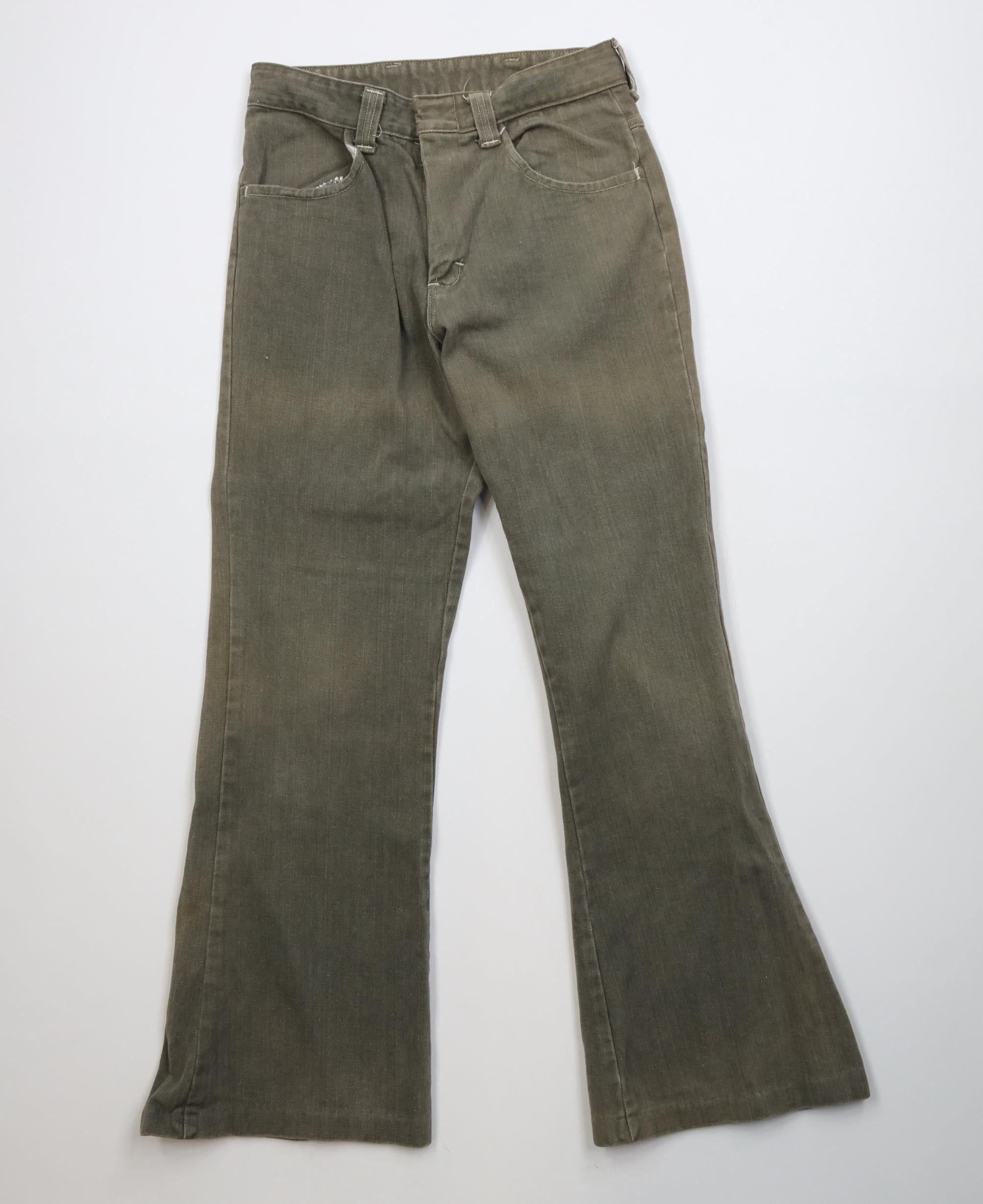 Vintage Vintage 70s Streetwear Soft Denim Bell Bottoms Jeans USA Size US 29 - 1 Thumbnail