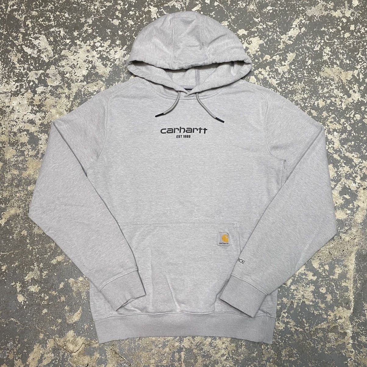 Other Y2K Carhartt Est 1889 Force Grey Hoodie Sweatshirt Size US S / EU 44-46 / 1 - 1 Thumbnail