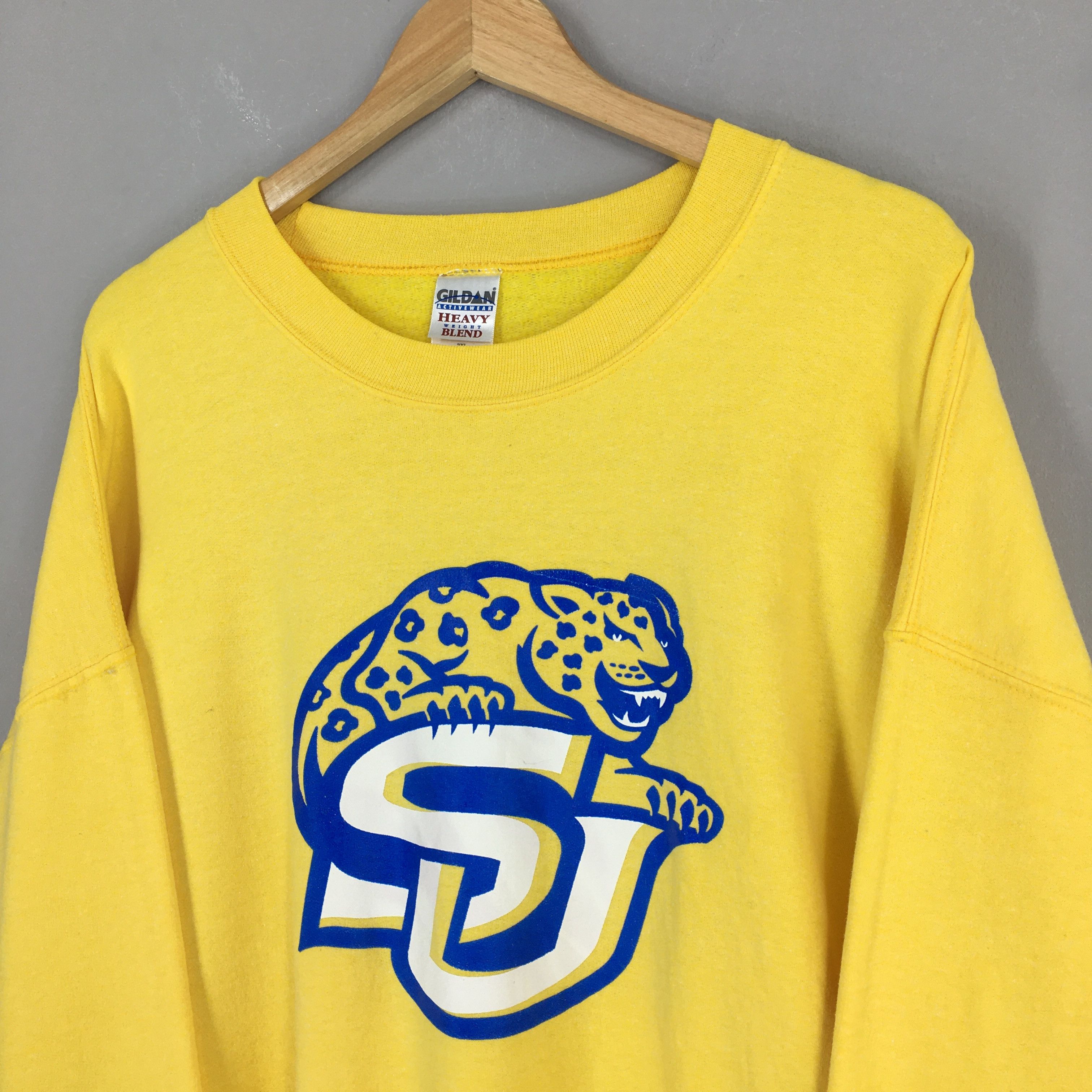 NCAA Southern Jaguars Football Ncaa Yellow Sweatshirt 2XLarge Size US XXL / EU 58 / 5 - 3 Thumbnail