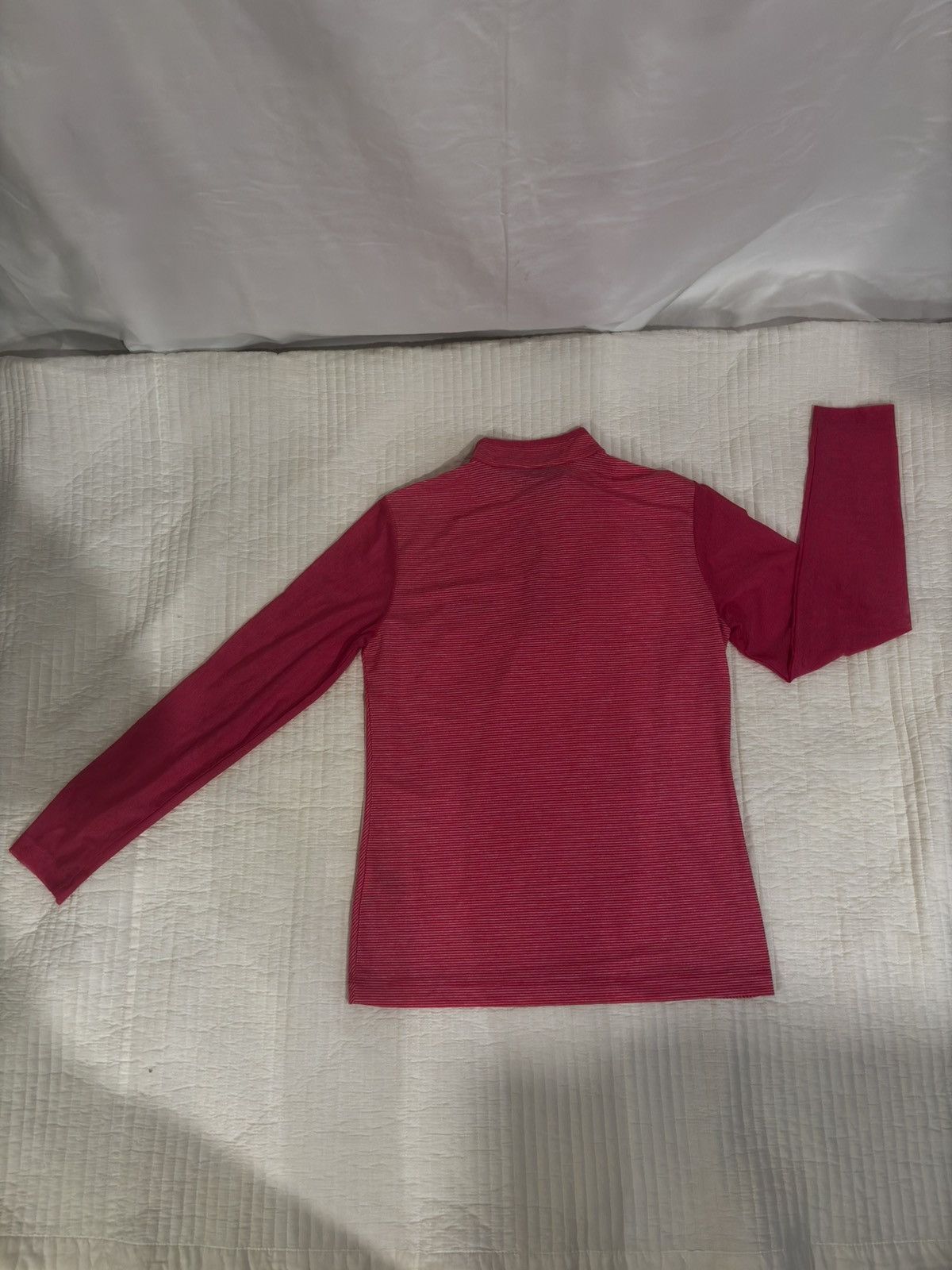 Imperial Pink sheer sleeves shirt.wt460 Size XS / US 0-2 / IT 36-38 - 8 Thumbnail