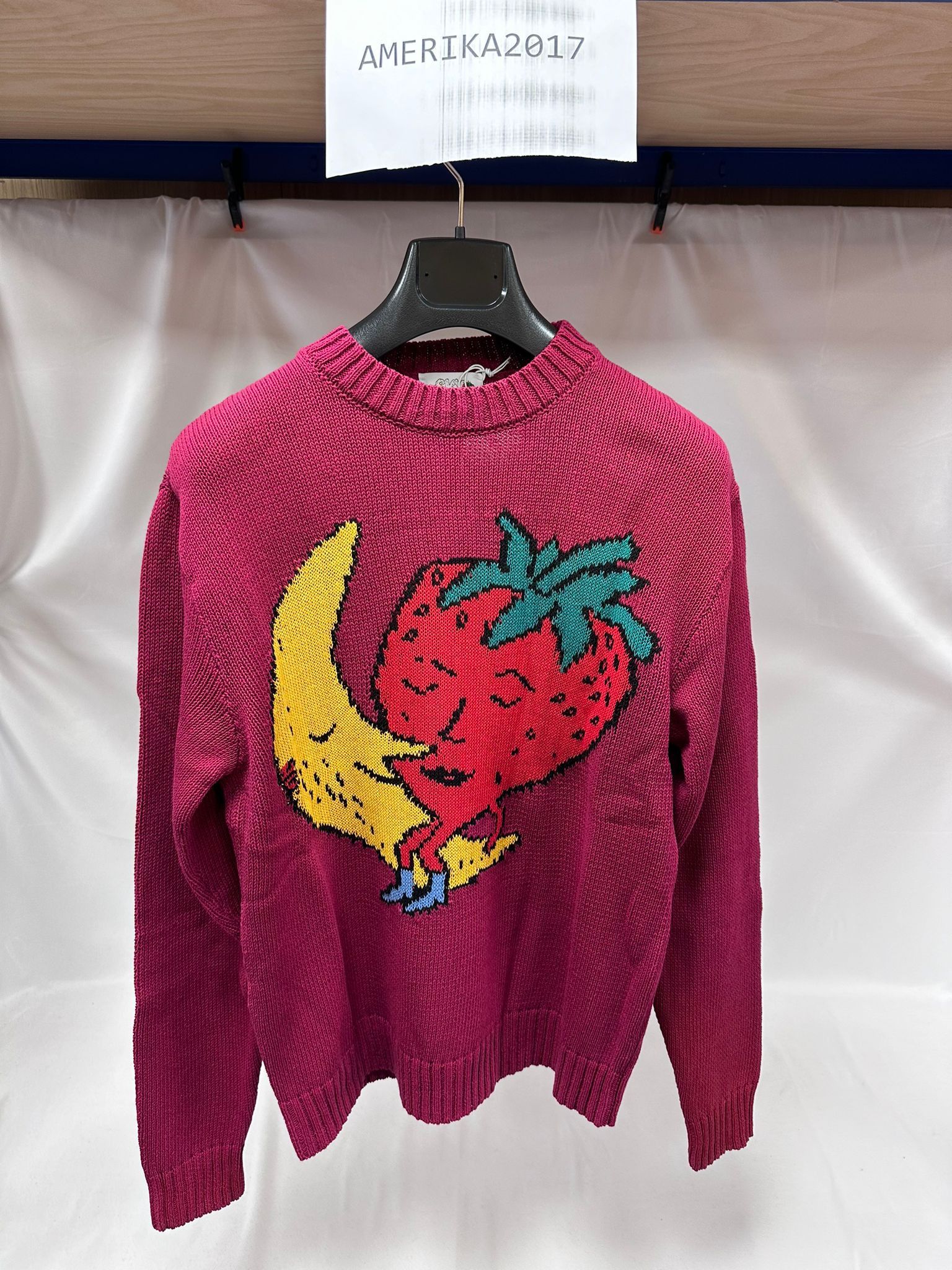 Recycled Cotton Intarsio Sweater