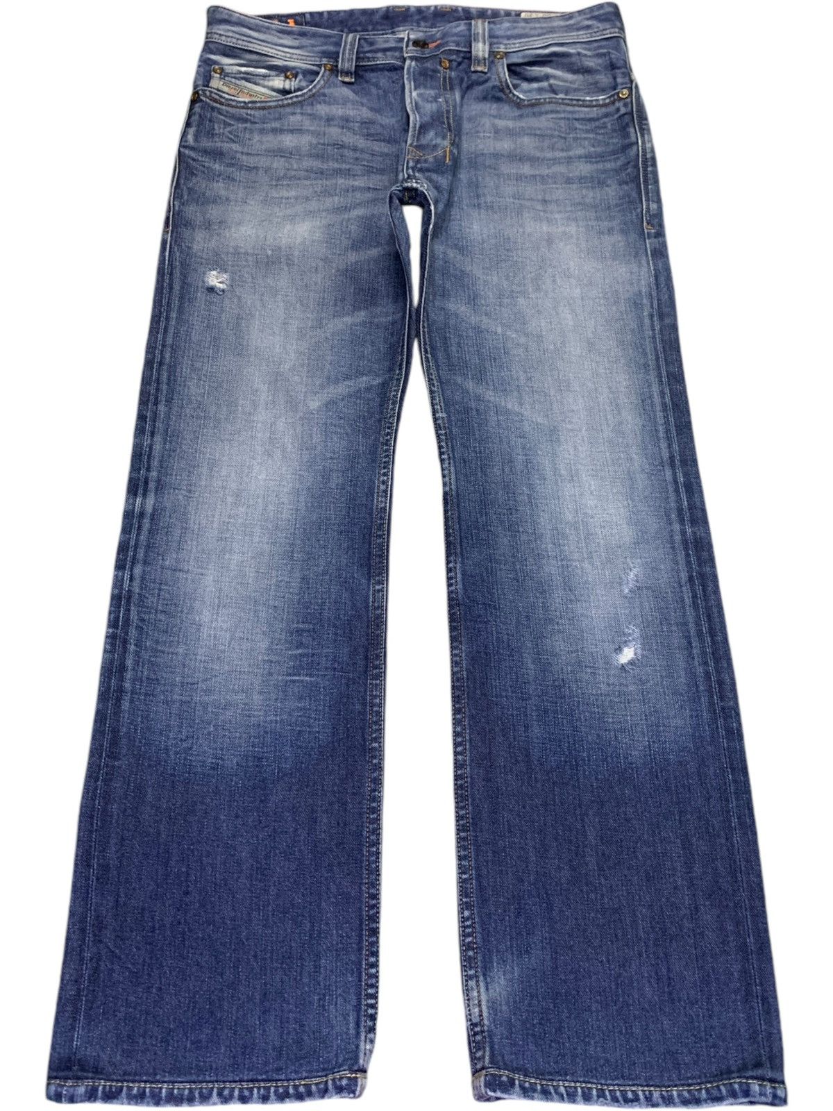 Diesel SALES🔥Vintage Diesel Faded Wash Distressed Button Fly Jeans Size US 33 - 1 Thumbnail